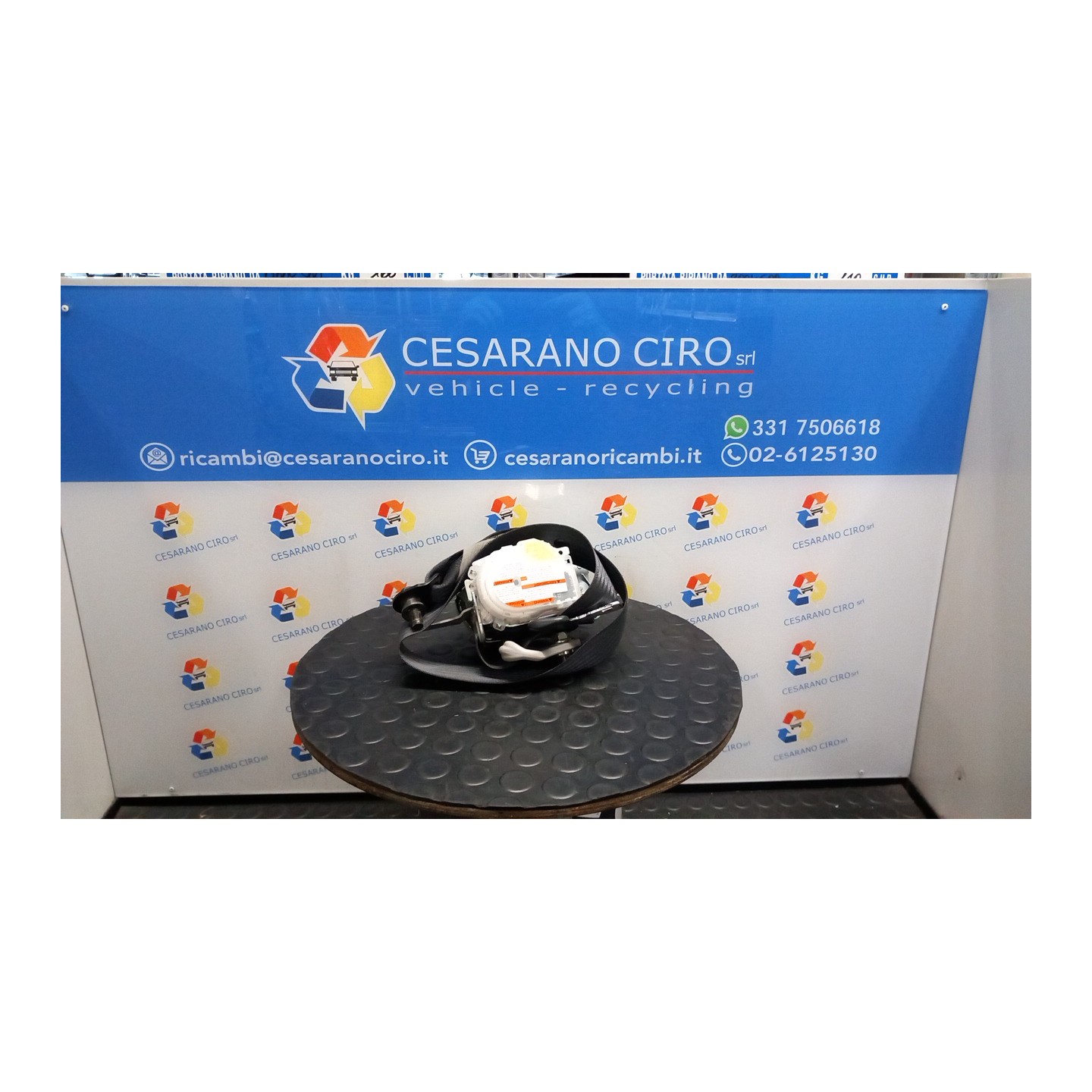 CINTURA DI SICUREZZA ANT. DX. 079 FIAT SEDICI (3B) (02/06-11/11) D19AA 71750993