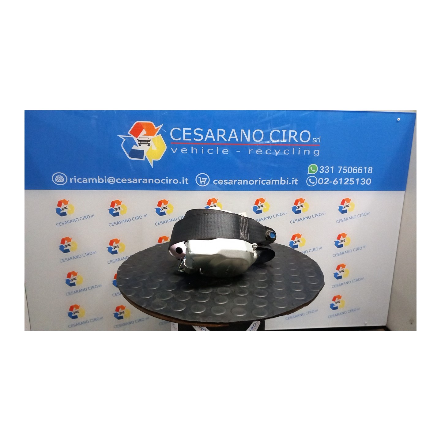 CINTURA DI SICUREZZA ANT. DX. 079 FIAT SEDICI (3B) (02/06-11/11) D19AA 71750993
