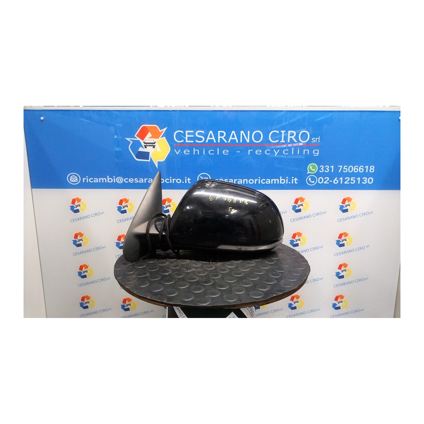 RETROVISORE EST. REGOLAZ. ELETTR. SX. 095 SKODA OCTAVIA (1Z) (10/08-) CAYC 1Z1857507M