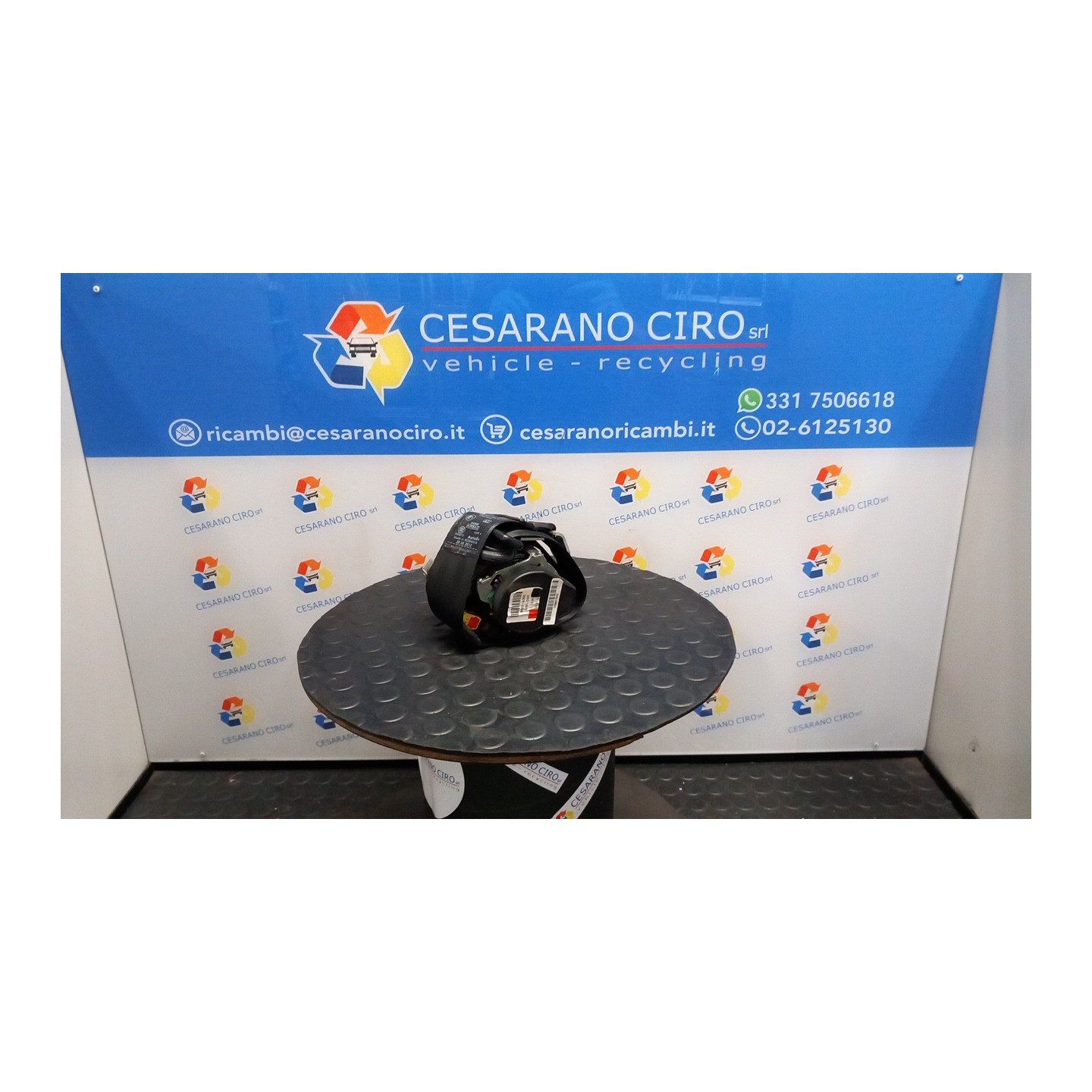 CINTURA DI SICUREZZA ANT. SX. 099 SKODA OCTAVIA (1Z) (10/08-) CAYC 1Z0857701CHCP