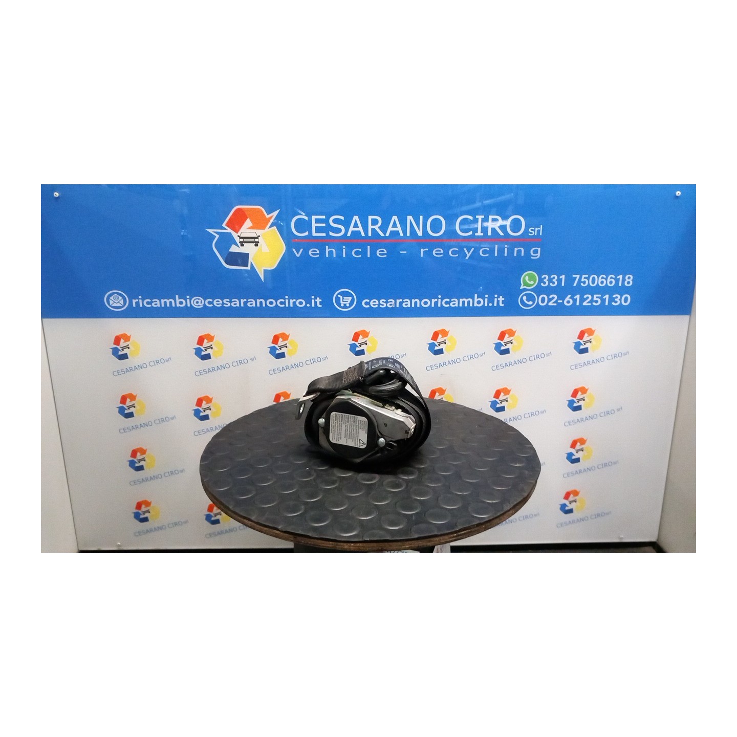 CINTURA DI SICUREZZA ANT. SX. 099 SKODA OCTAVIA (1Z) (10/08-) CAYC 1Z0857701CHCP