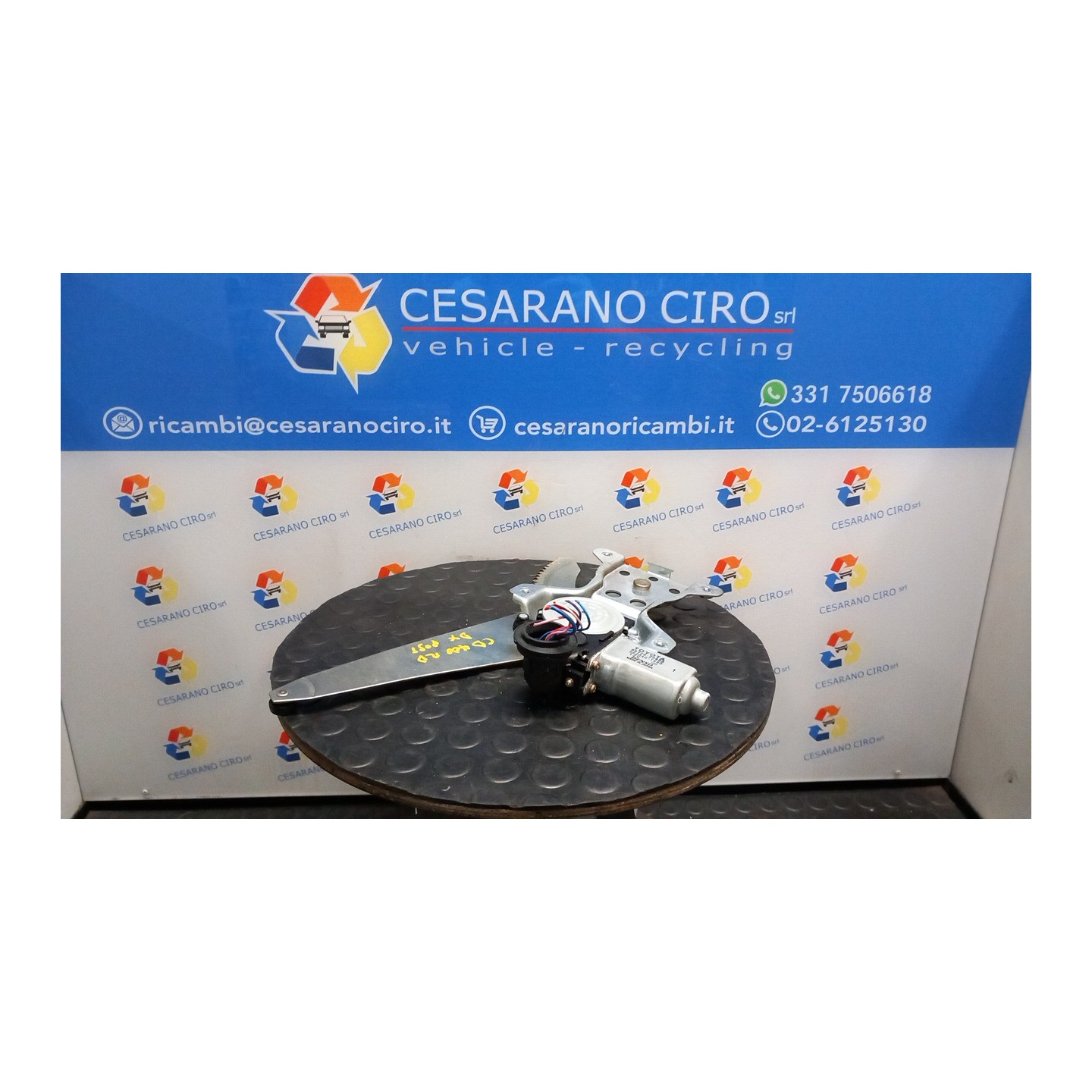ALZACRISTALLO ELETTR. PORTA POST. DX. 020 TOYOTA COROLLA VERSO (01/02-03/04) 3ZZFE 6980313020