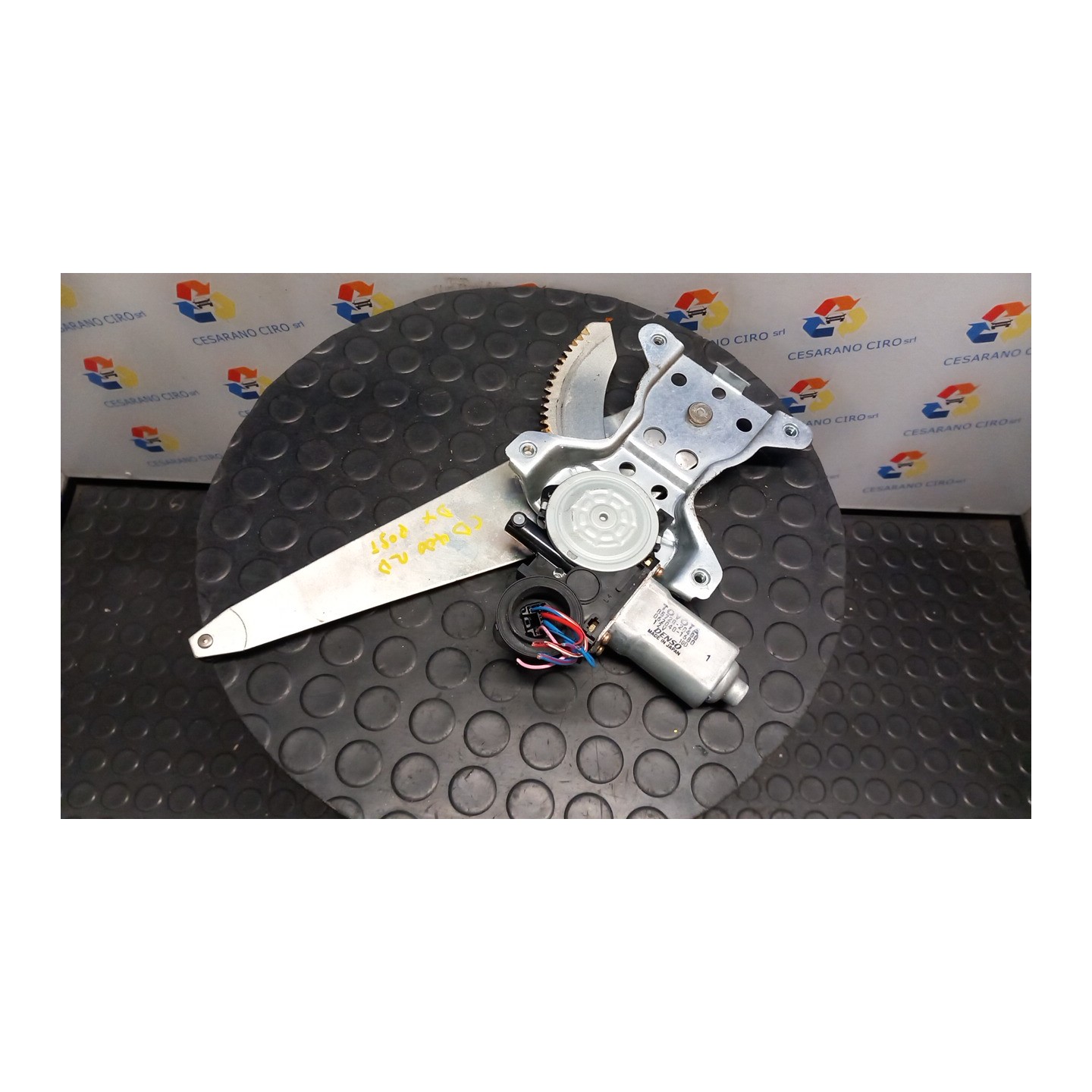ALZACRISTALLO ELETTR. PORTA POST. DX. 020 TOYOTA COROLLA VERSO (01/02-03/04) 3ZZFE 6980313020