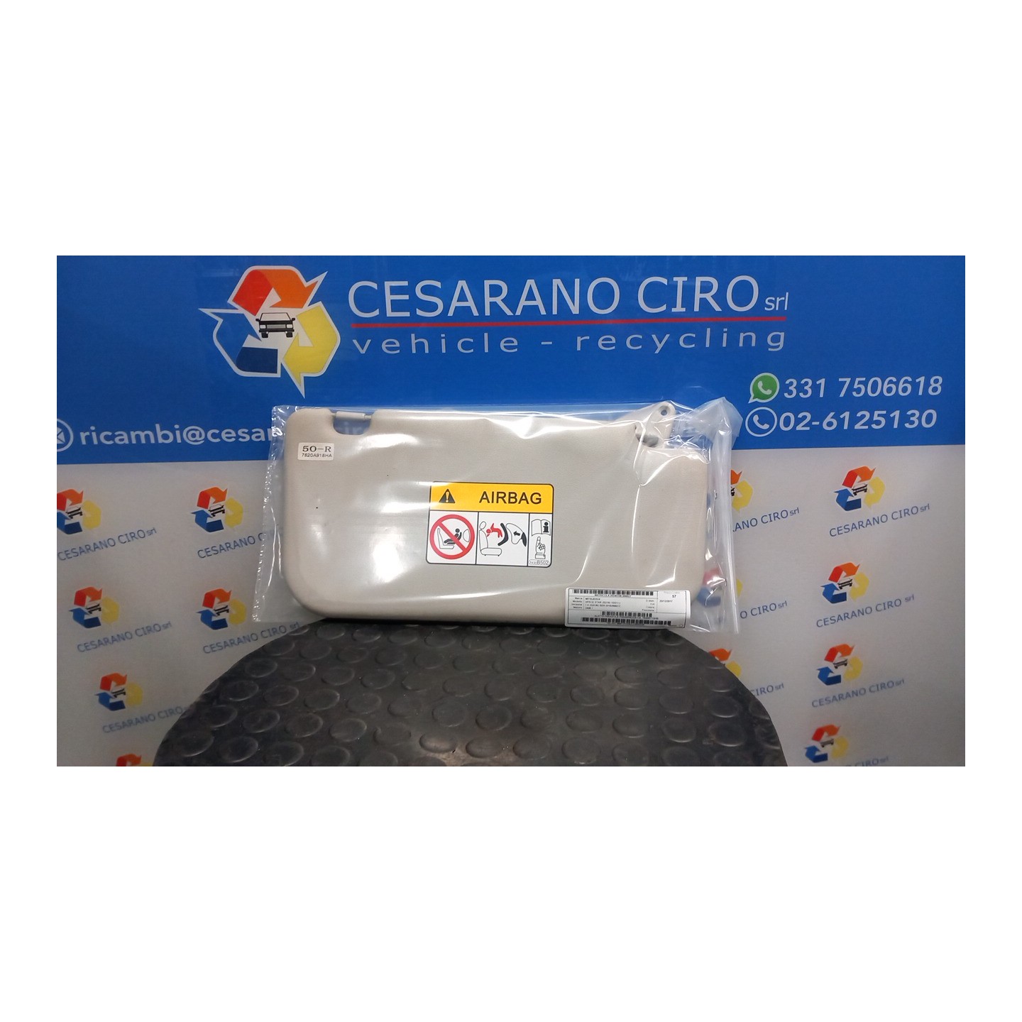 ALETTA PARASOLE PARABREZZA DX. 027 MITSUBISHI SPACE STAR (02/16-10/21) 3A90 7620B712HB