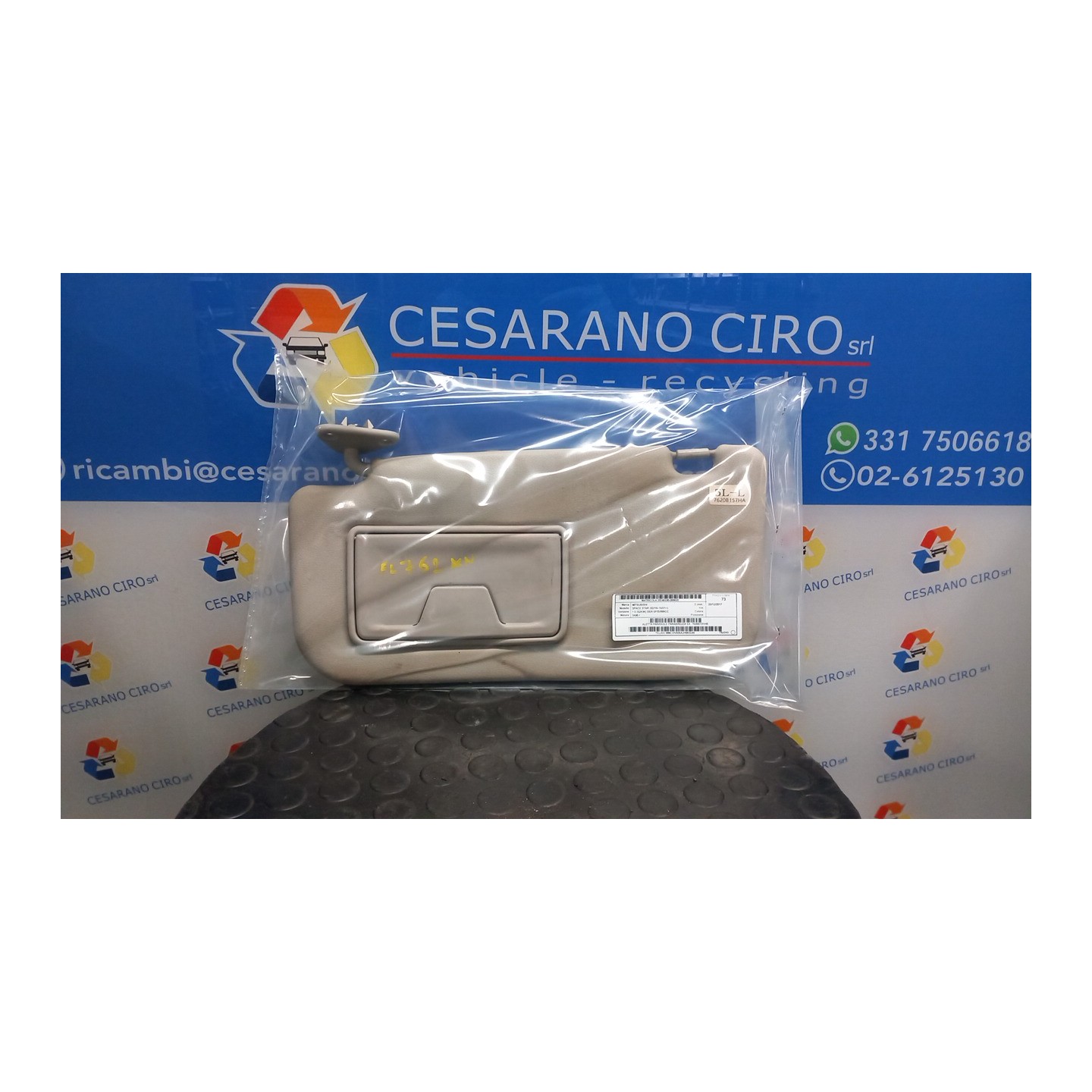 ALETTA PARASOLE PARABREZZA SX. 028 MITSUBISHI SPACE STAR (02/16-10/21) 3A90 7620B731HB