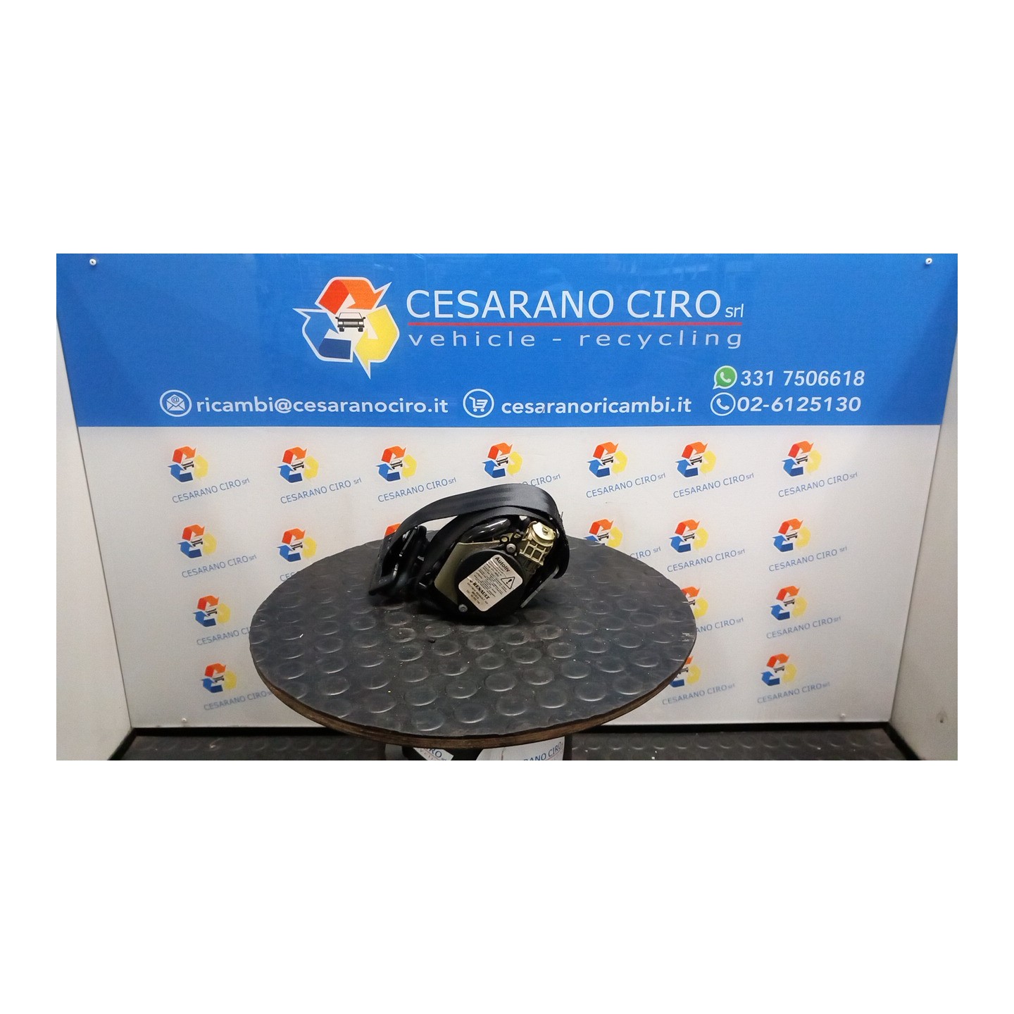 CINTURA DI SICUREZZA ANT. DX. 041 RENAULT SCENIC 3A SERIE (04/09-10/13) K9KJ8 868840015R