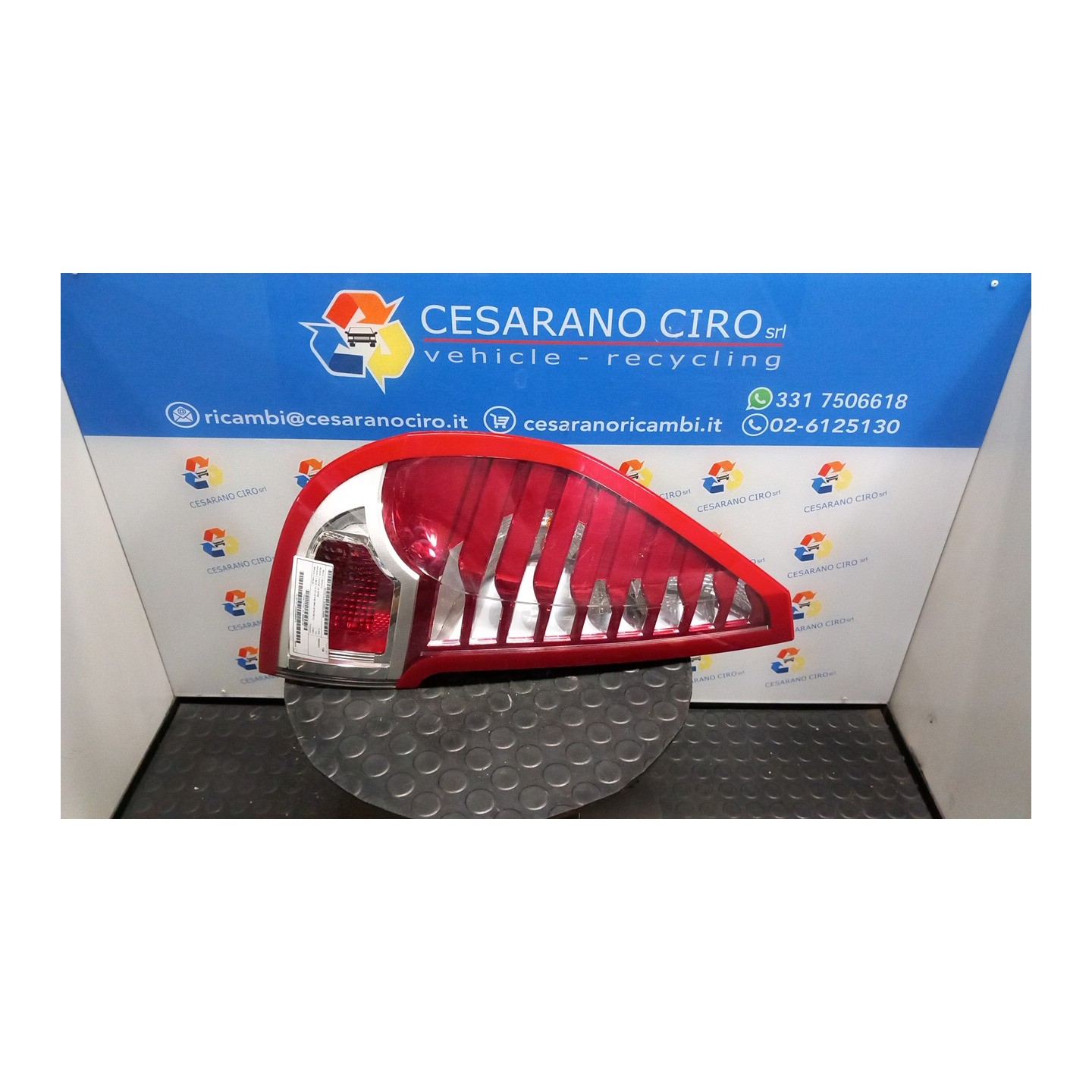FANALE POST. SX. 048 RENAULT SCENIC 3A SERIE (04/09-10/13) K9KJ8 265550014R