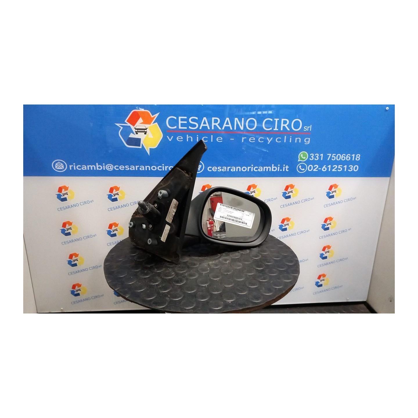 RETROVISORE EST. REGOLAZ. MANUALE DX. 060 RENAULT CLIO 2A SERIE (04/98-04/01) D7FD7 7700415326