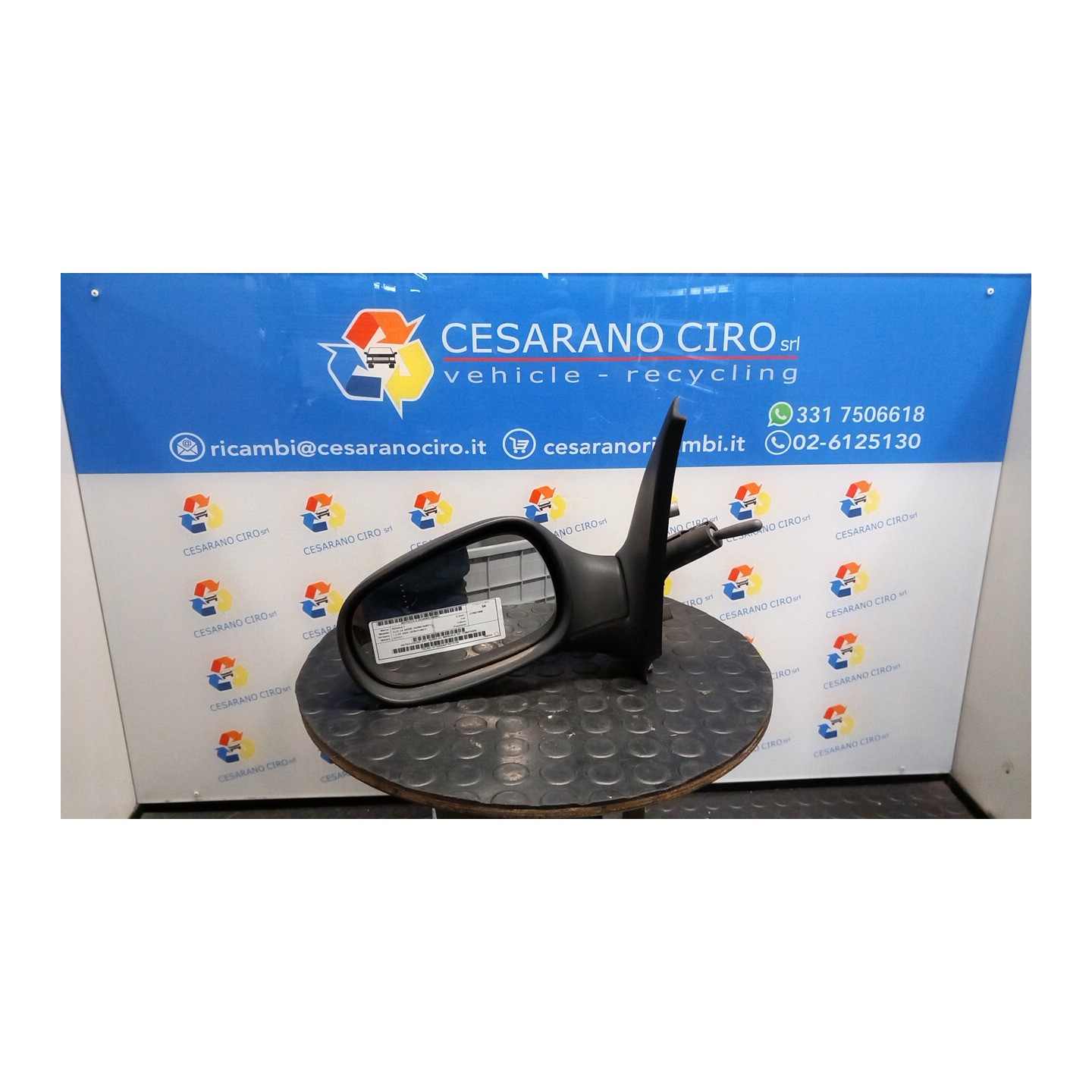RETROVISORE EST. REGOLAZ. MANUALE SX. 061 RENAULT CLIO 2A SERIE (04/98-04/01) D7FD7 7700415325