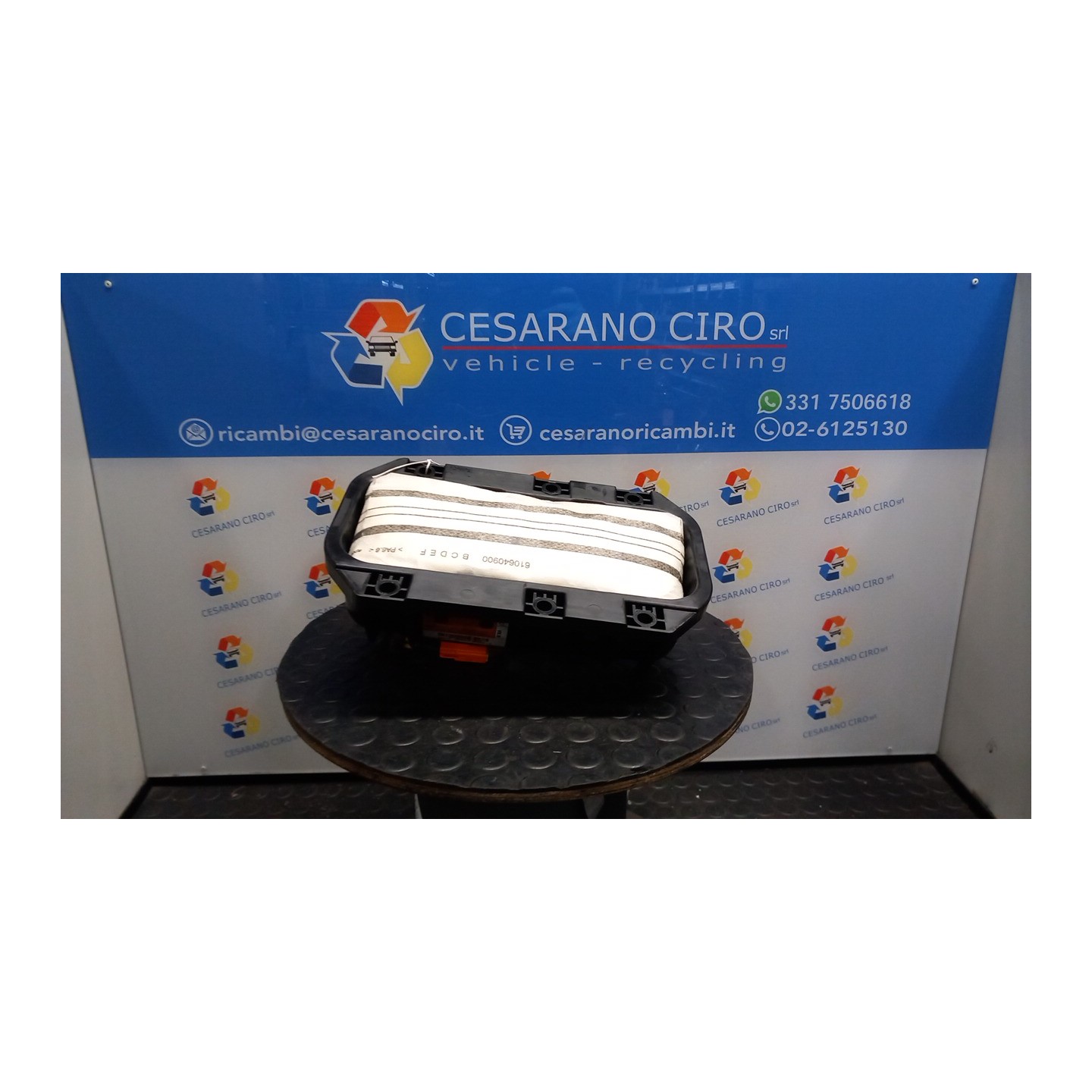 DISPOSITIVO AIRBAG LATO PASSEGGERO 030 VOLVO V60 (09/10-04/13) D5204T3 30715602