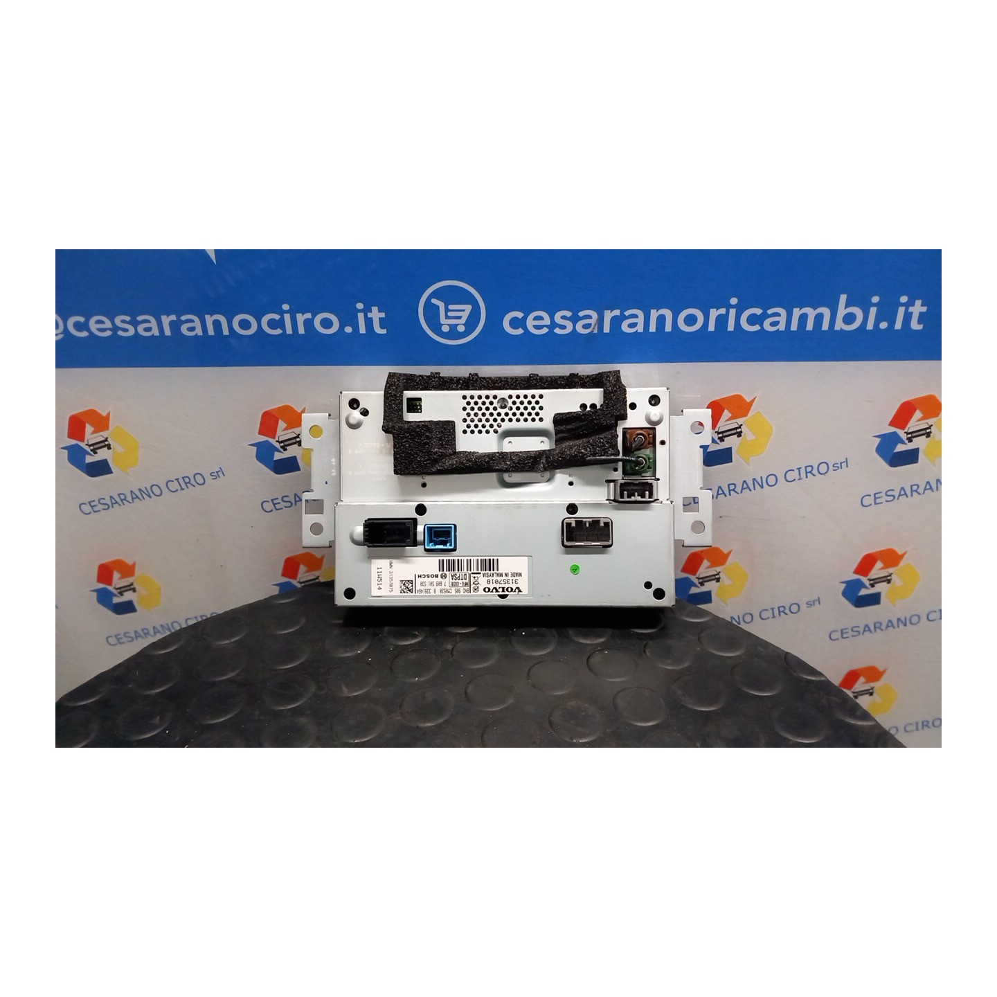 DISPLAY MULTIFUNZIONE 5"/1CD/MP3/PARK.CAMERA/ROTAZ. 042 VOLVO V60 (09/10-04/13) D5204T3 36001982