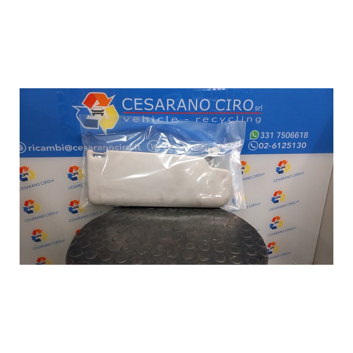 ALETTA PARASOLE PARABREZZA GRIGIO PERLA 10/99- SX. 071 VOLKSWAGEN LUPO (6X) (09/98-05/05) AUD 6X0857551E2F4
