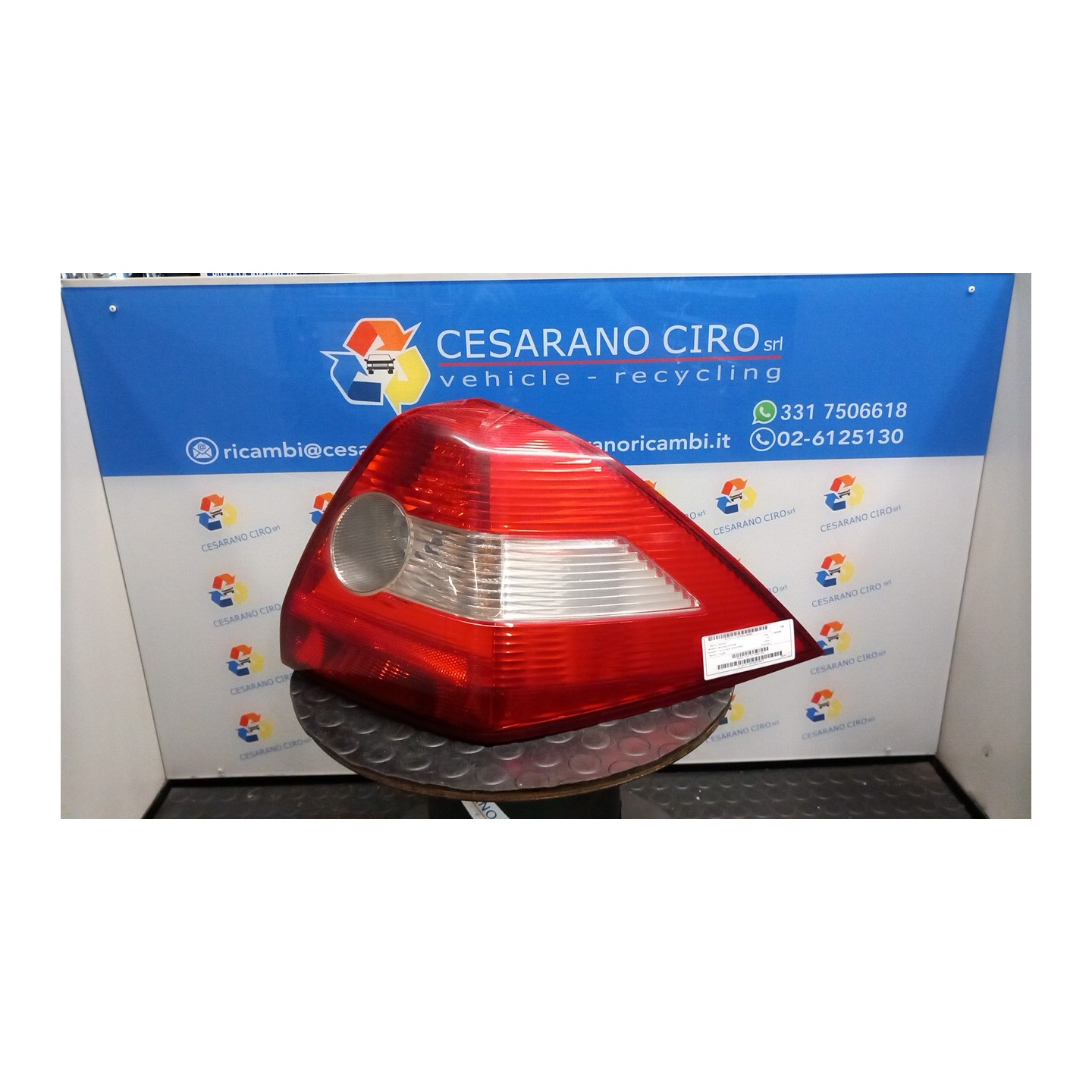 FANALE POST. DX. 088 RENAULT MEGANE 2A SERIE (09/02-02/06) F9QB8 8200417347