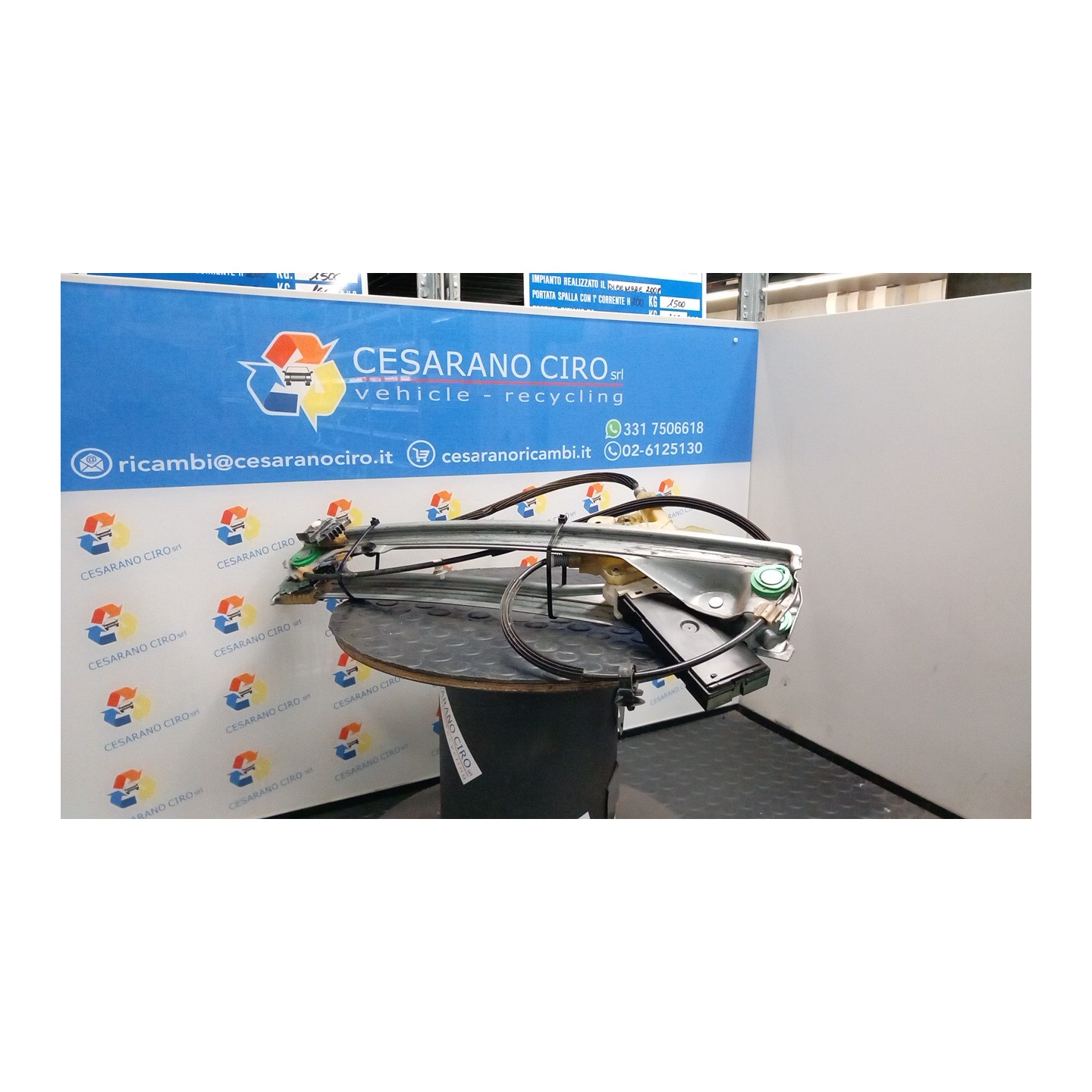 ALZACRISTALLO ELETTR. PORTA ANT. DX. 051 RENAULT LAGUNA 3A SERIE (09/07-) M9RG7 807000002R