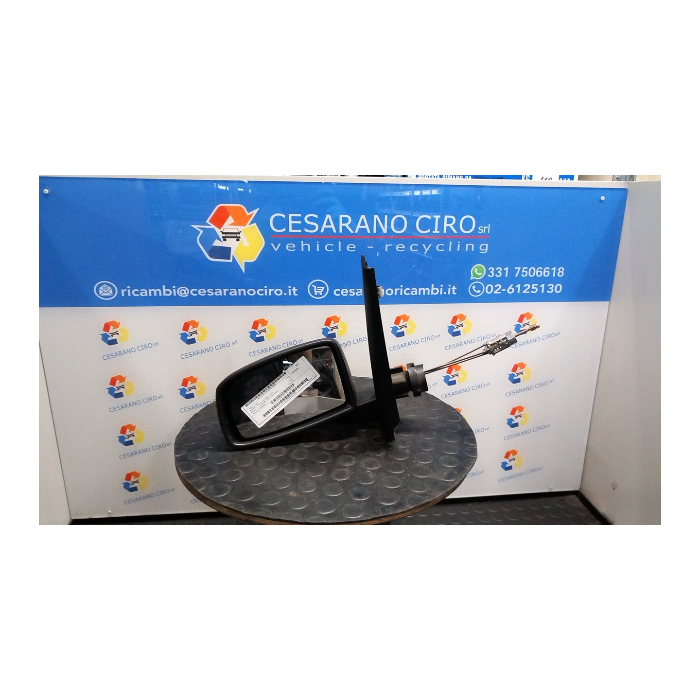 RETROVISORE EST. SX. 061 FIAT PANDA (2Q) (09/03-12/10) 188A4000 735357191