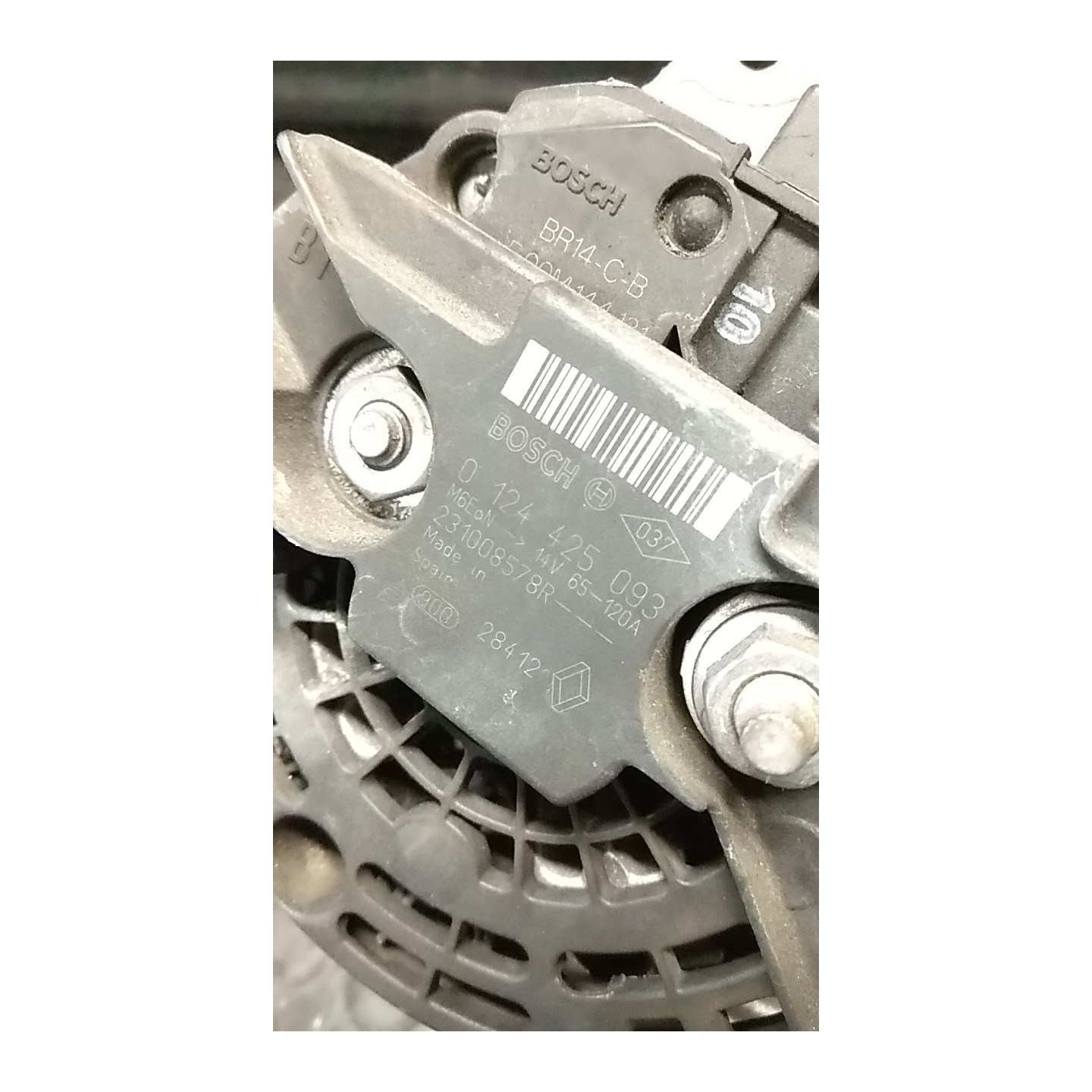 ALTERNATORE BOSCH 107 RENAULT TWINGO 2A SERIE (12/11-) K9KP8 231008578R
