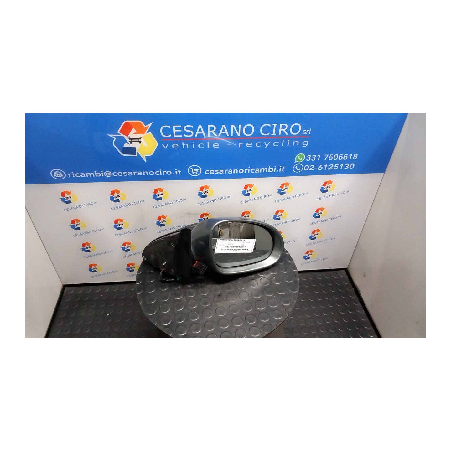 RETROVISORE EST. REGOLAZ. ELETTR. DX. 091 VOLKSWAGEN PASSAT (3C) (02/05-12/10) BKP 3C1857508DM9B9