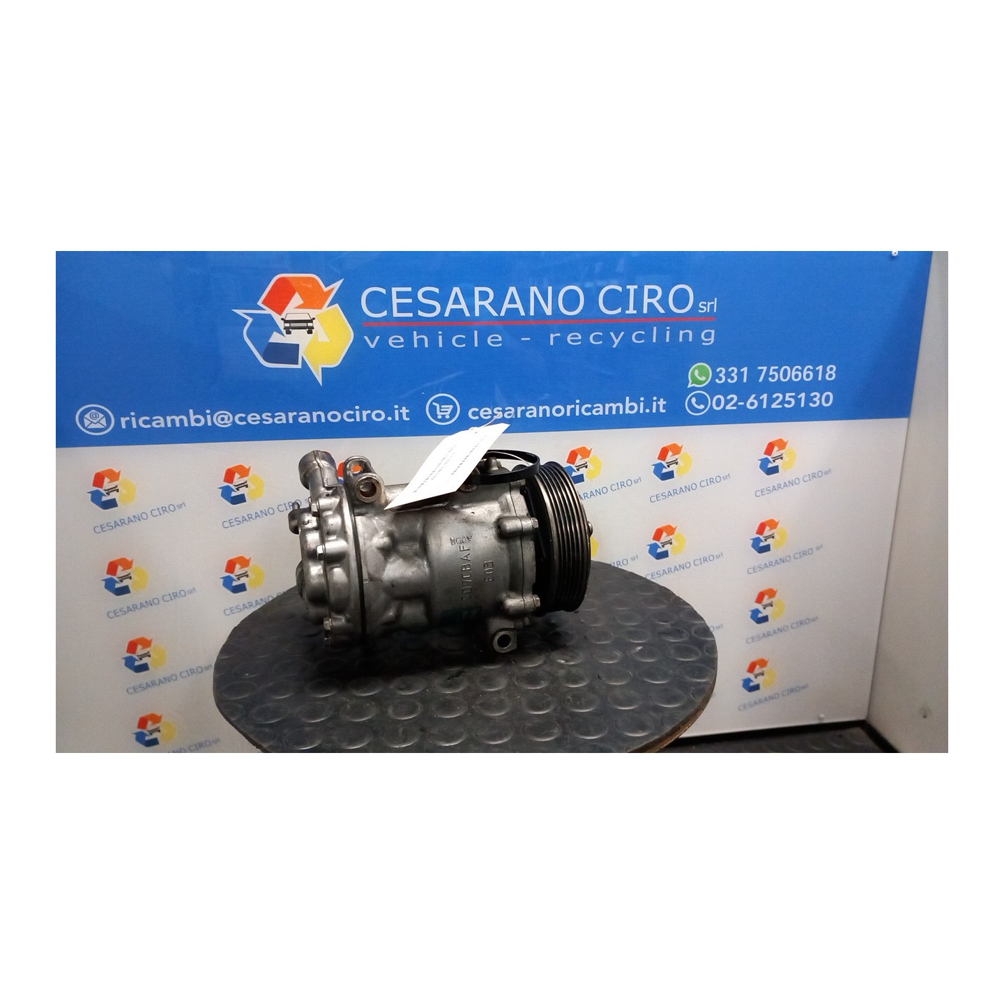 COMPRESSORE A/C 120 PEUGEOT 407 (03/04-03/12) RHR 9800840380