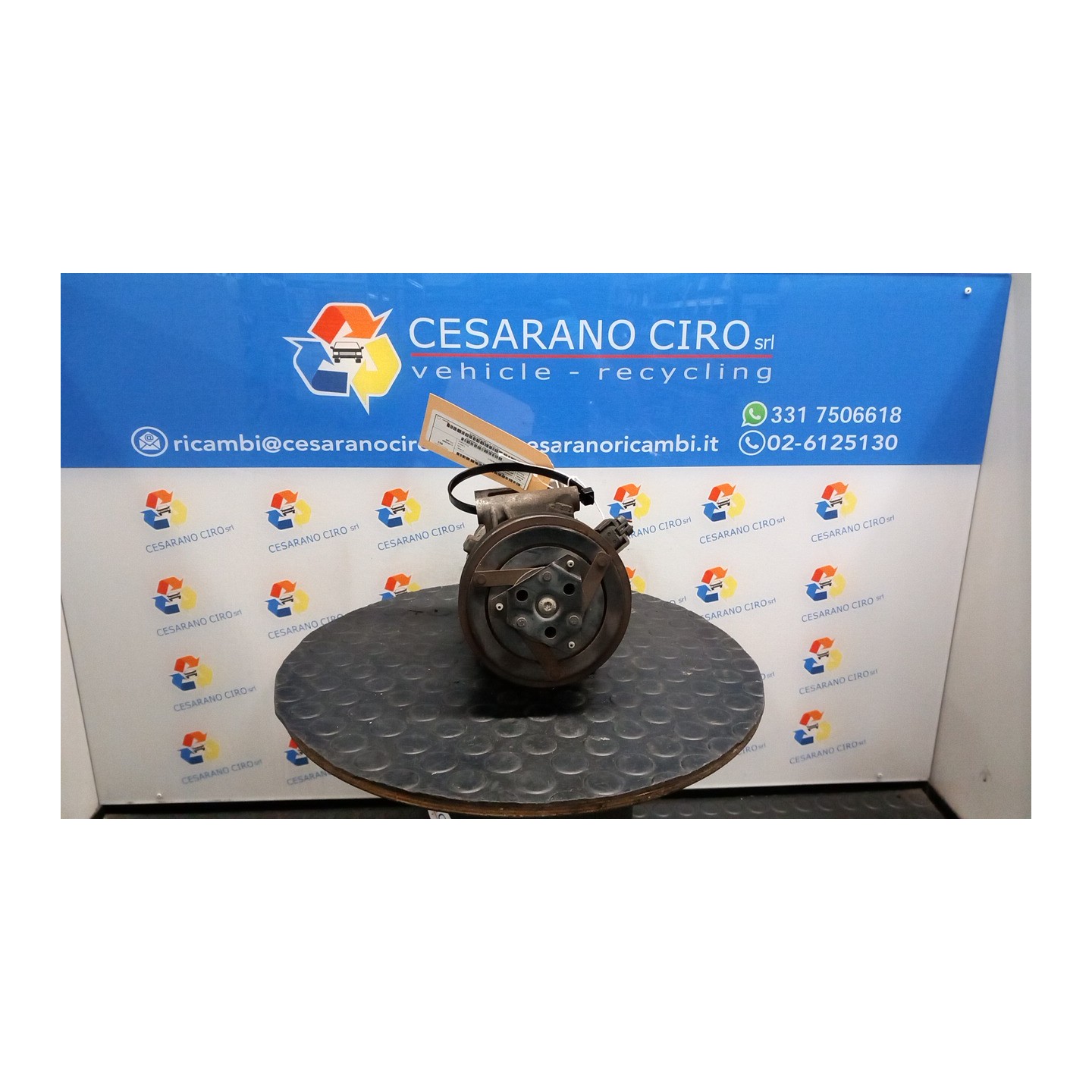 COMPRESSORE A/C 133 RENAULT MEGANE 2A SERIE (09/02-02/06) F9QB8 8200309193