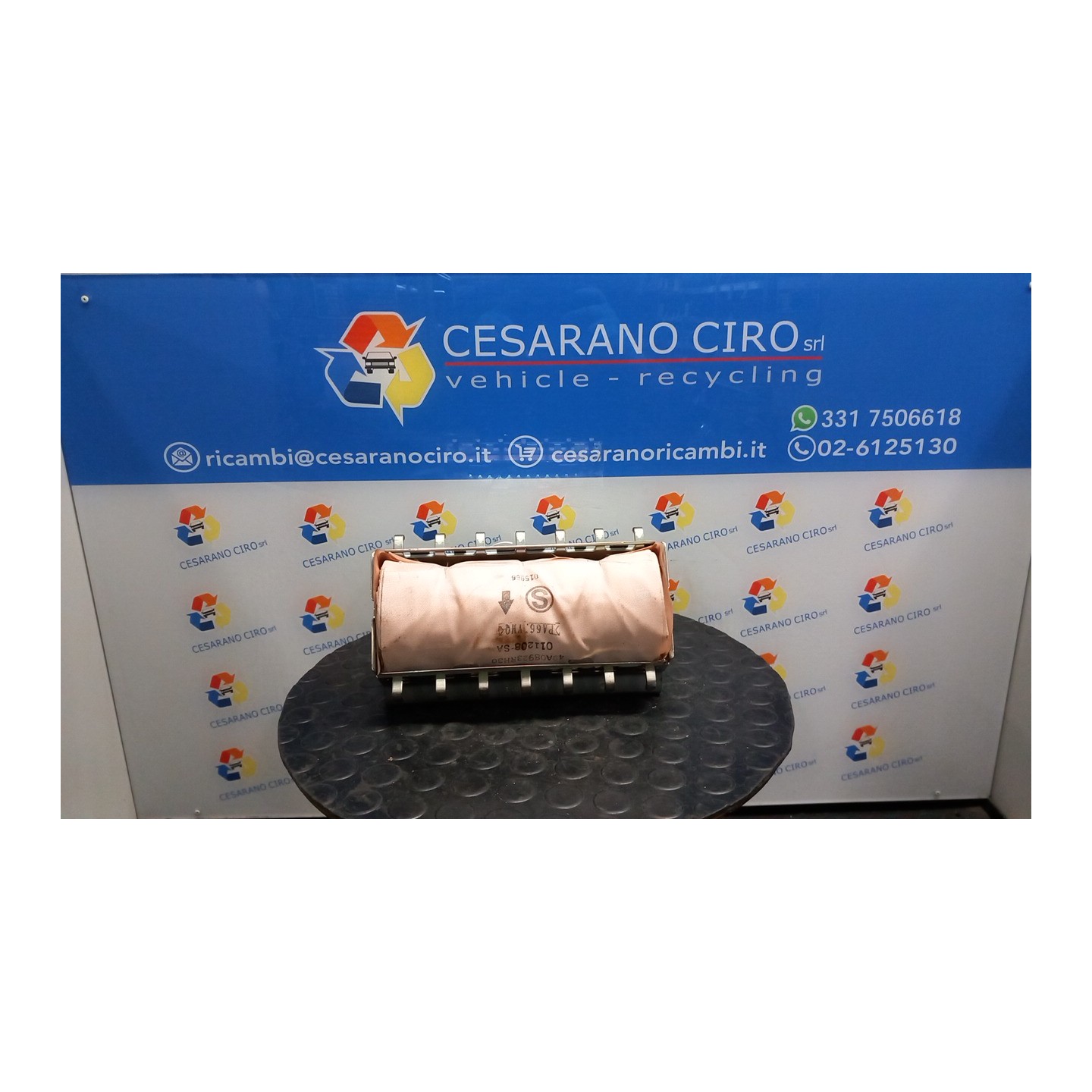 DISPOSITIVO AIRBAG LATO PASSEGGERO C/RIVESTIM.SUP 106 HONDA JAZZ 2A SERIE (10/08-) L13Z2 77820TF0G80ZA