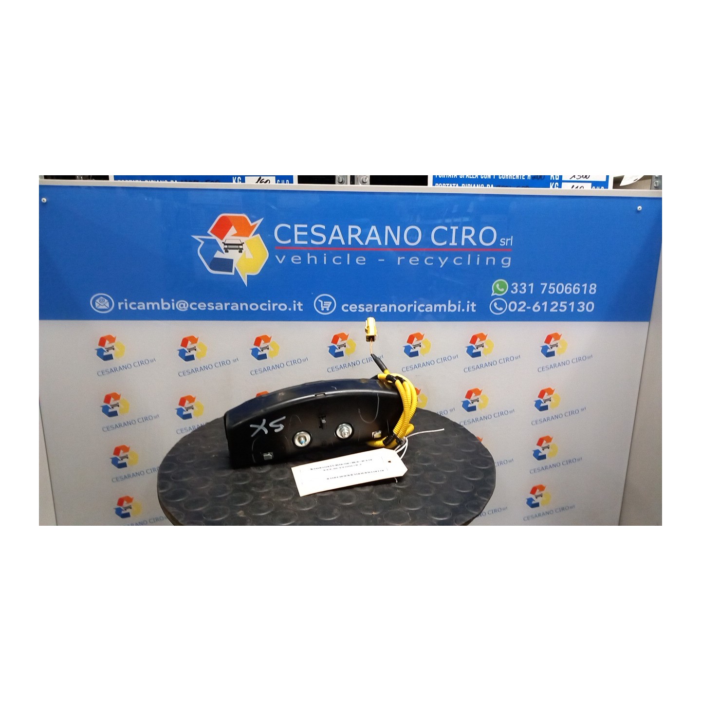 DISPOSITIVO AIRBAG LAT. ANT. SX. 109 HONDA JAZZ 2A SERIE (10/08-) L13Z2 78055TF0E00