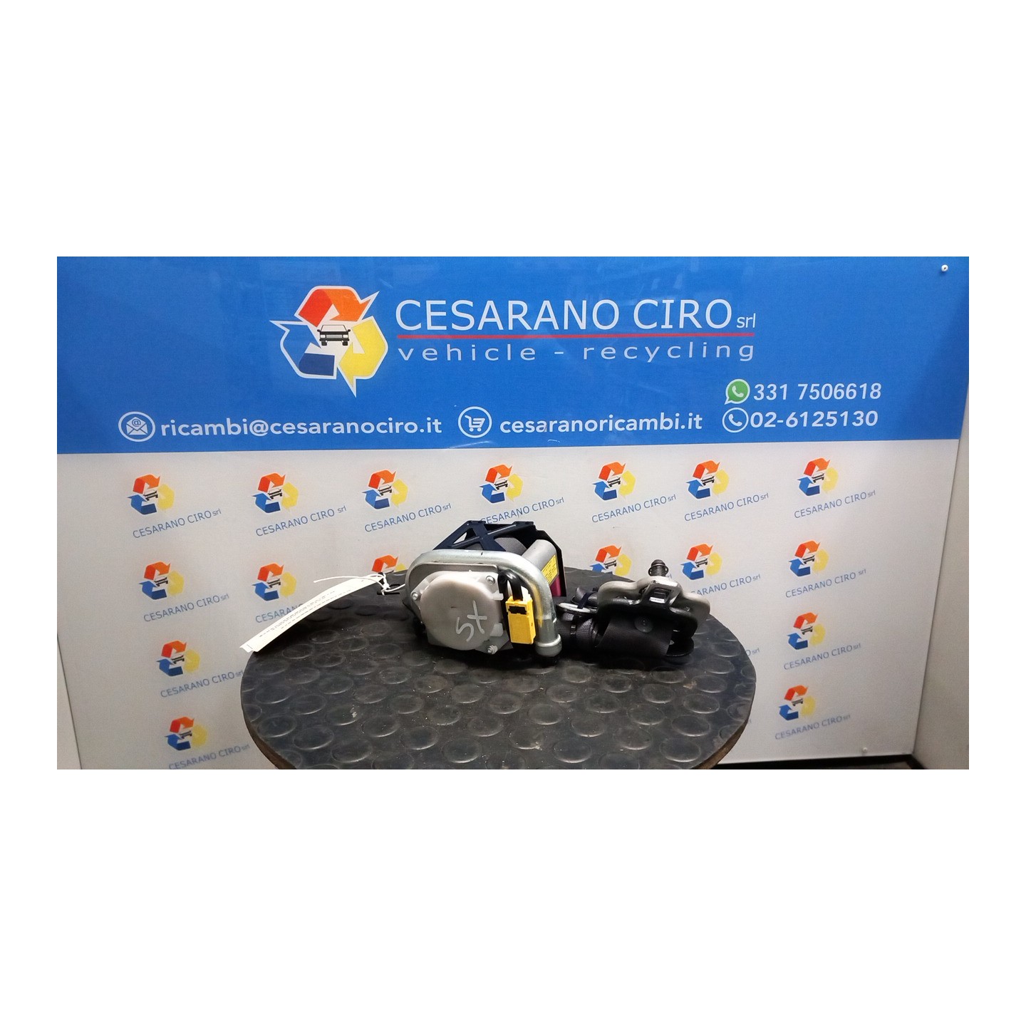 CINTURA DI SICUREZZA ANT. SX. 116 HONDA JAZZ 2A SERIE (10/08-) L13Z2 81850TF0G01ZA