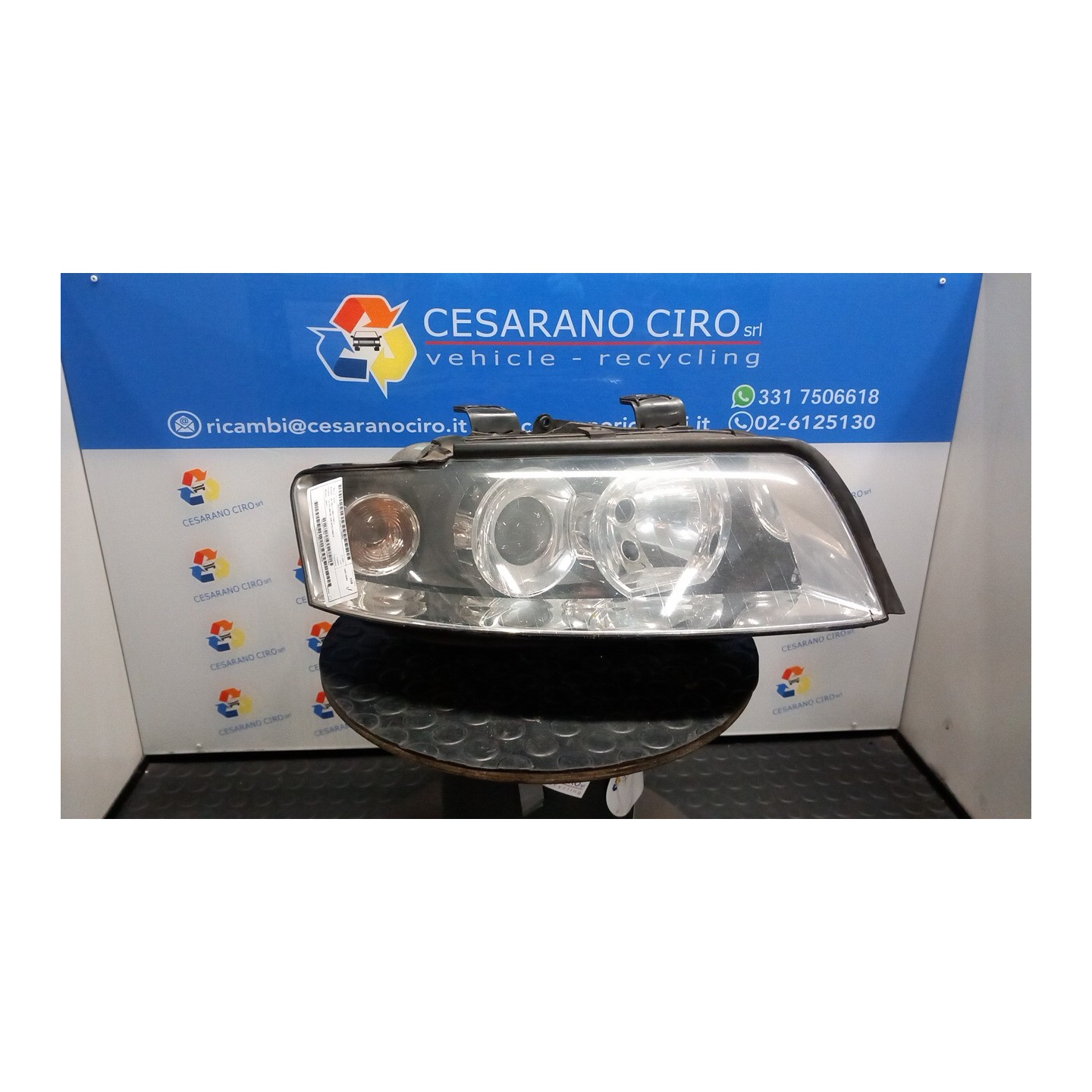 PROIETTORE XENON DX. 005 AUDI A4 (8E) (11/00-11/04) AWX 8E0941030Q