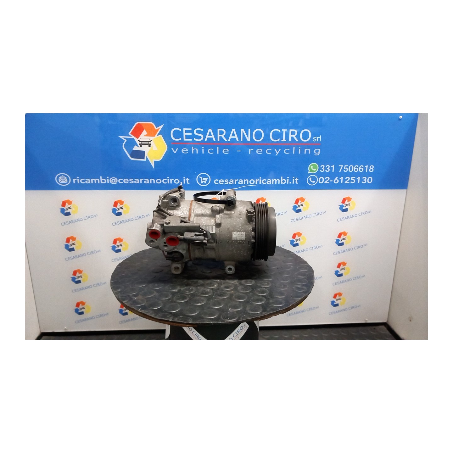 COMPRESSORE A/C 061 MERCEDES-BENZ CLASSE A (W/C169) (07/04-04/13 266920 A0022304711