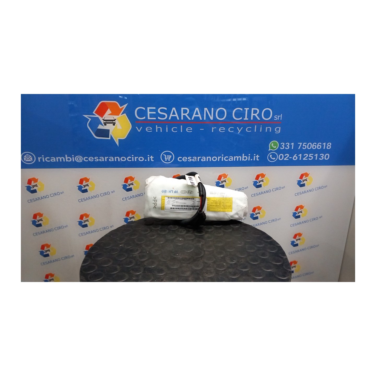 DISPOSITIVO AIRBAG LAT. SX 016 HYUNDAI I40 (07/11-09/15) D4FD NB4267071038001SX