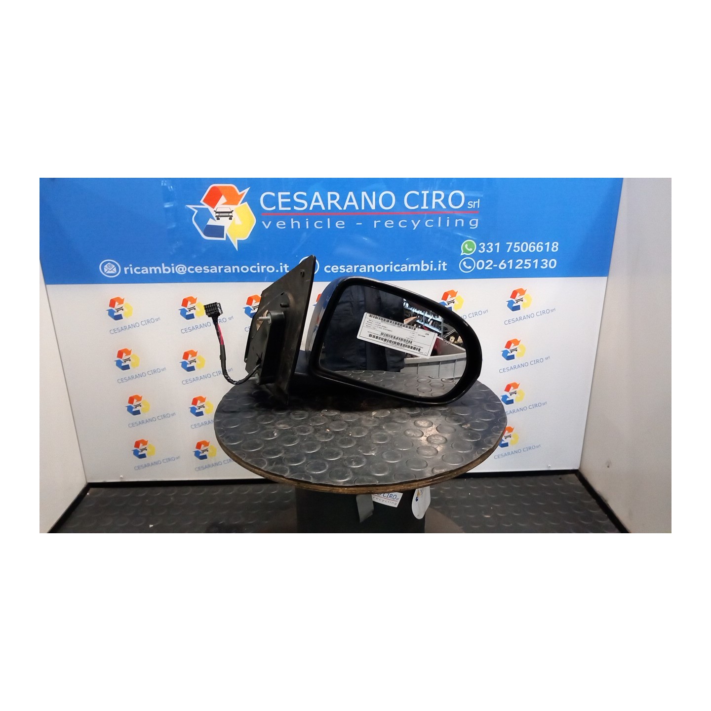 RETROVISORE EST. REGOLAZ. ELETTR. C/GUK TERMICO DX. 076 DODGE CALIBER (05/06-) BSY K05074208AG