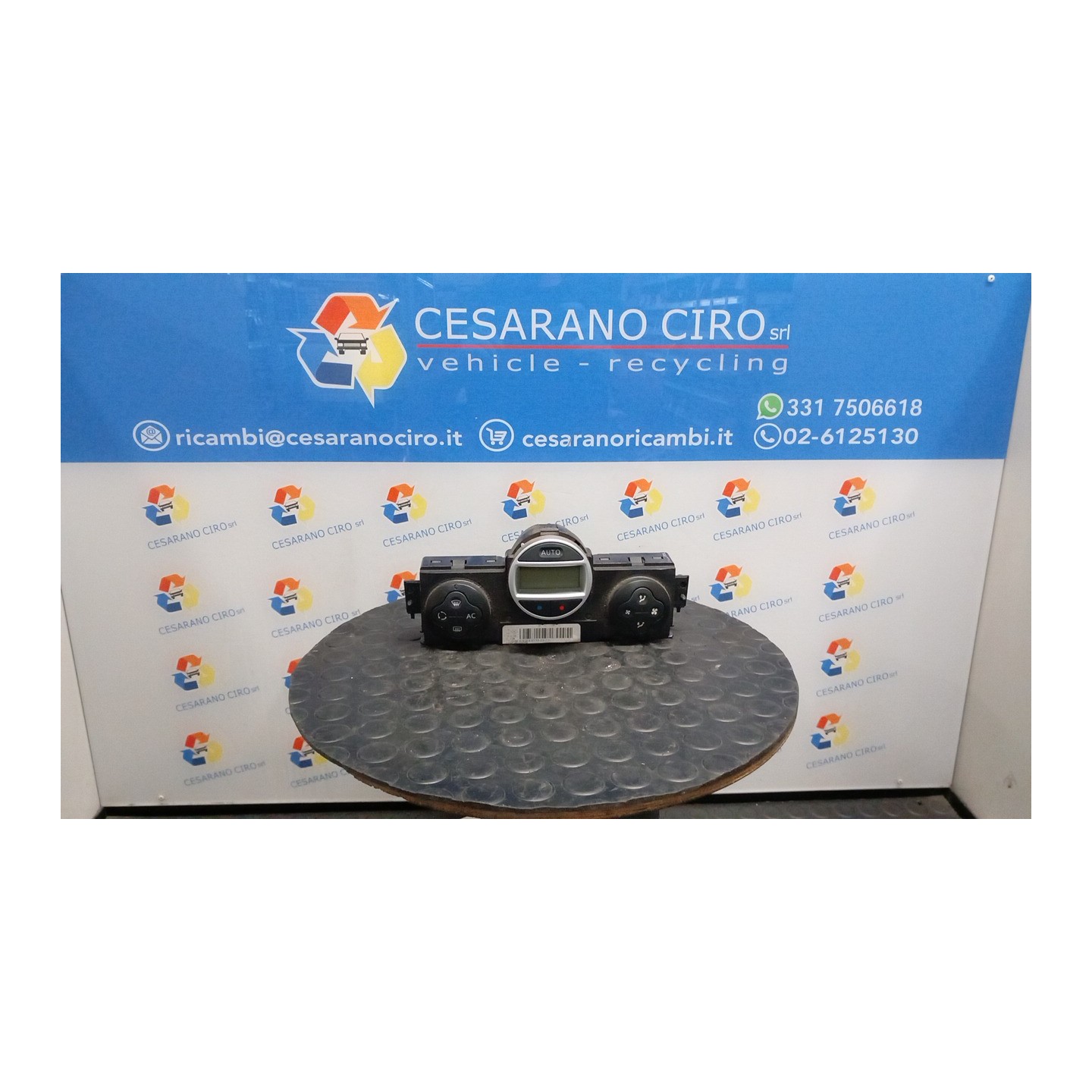 BLOCCO COMANDO CLIMATIZZAZIONE A/C AUT. 086 RENAULT SCENIC 2A SERIE (06/03-08/09) K9KP7 7701208379