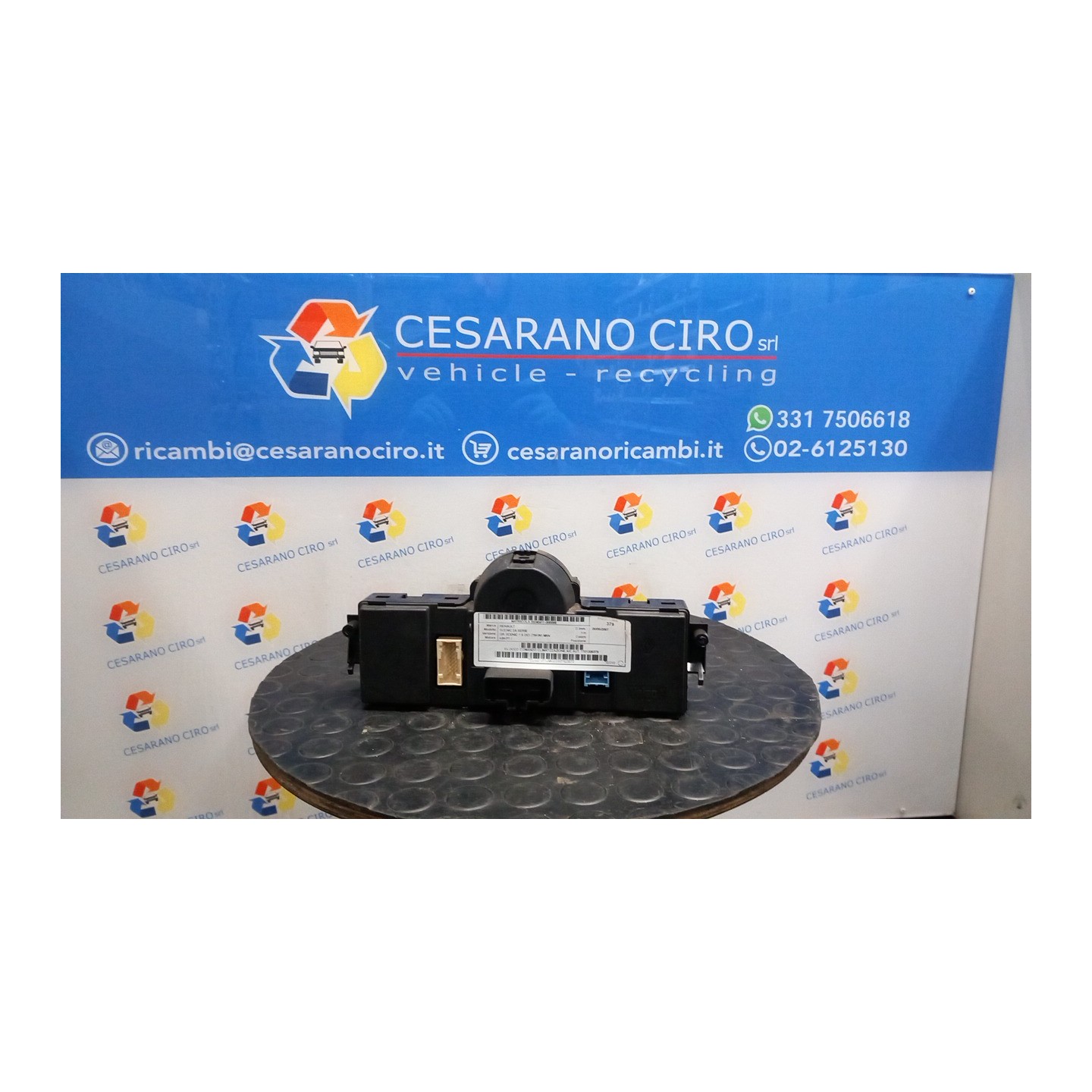 BLOCCO COMANDO CLIMATIZZAZIONE A/C AUT. 086 RENAULT SCENIC 2A SERIE (06/03-08/09) K9KP7 7701208379