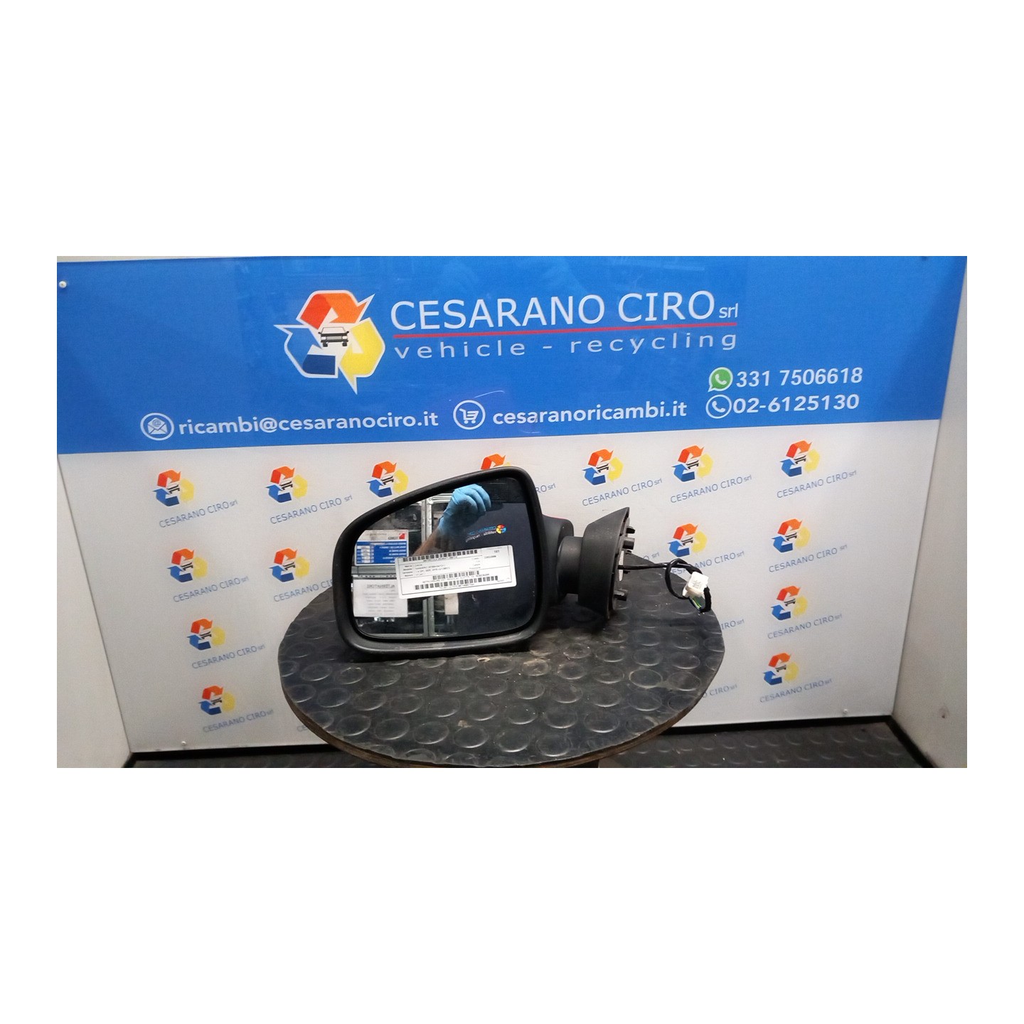 RETROVISORE EST. REGOLAZ. ELETTR. SX. 114 DACIA SANDERO (07/08-04/13) K7JA7 963023520R