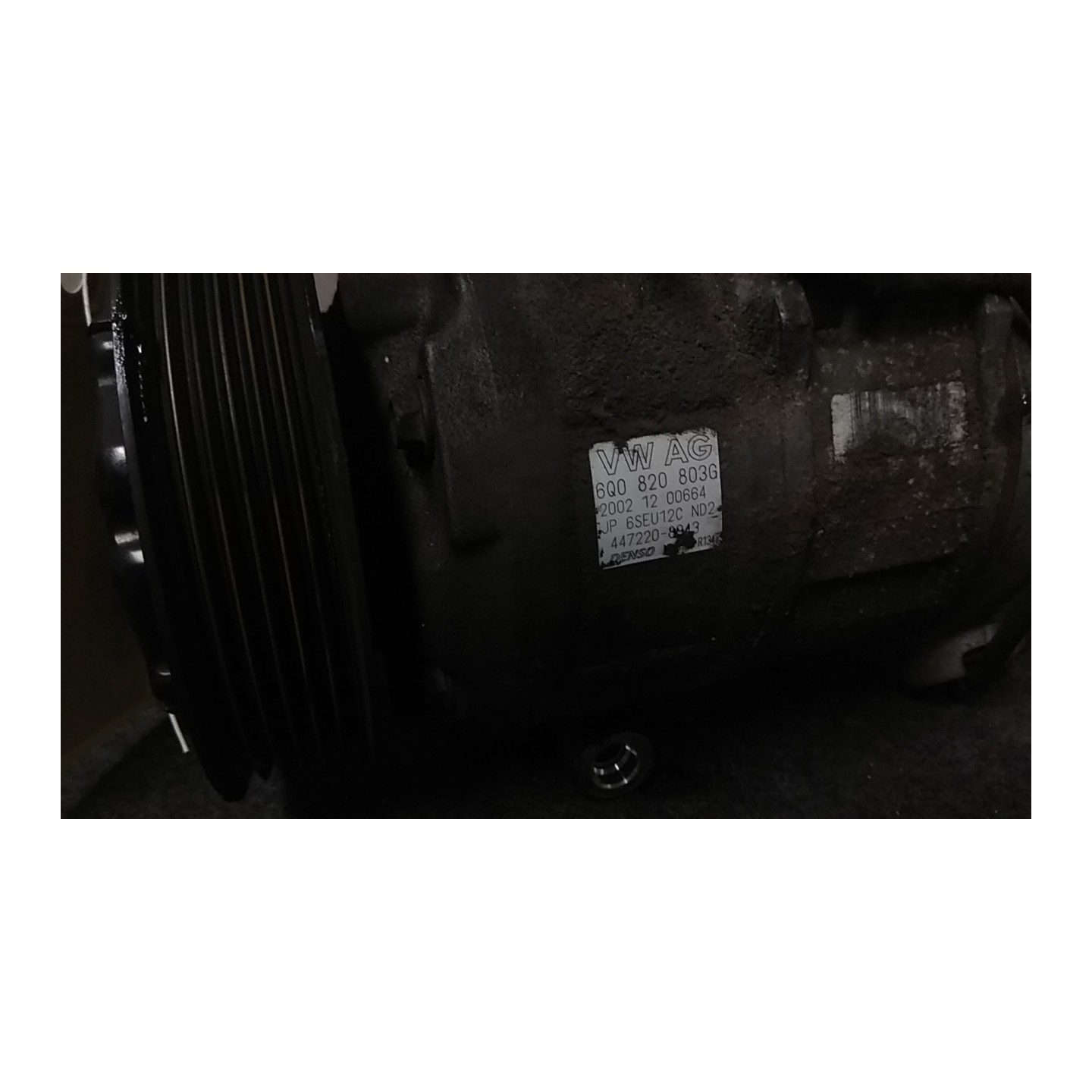 COMPRESSORE A/C 056 SEAT IBIZA (6L) (12/01-08/09) AZQ 6Q0820803J