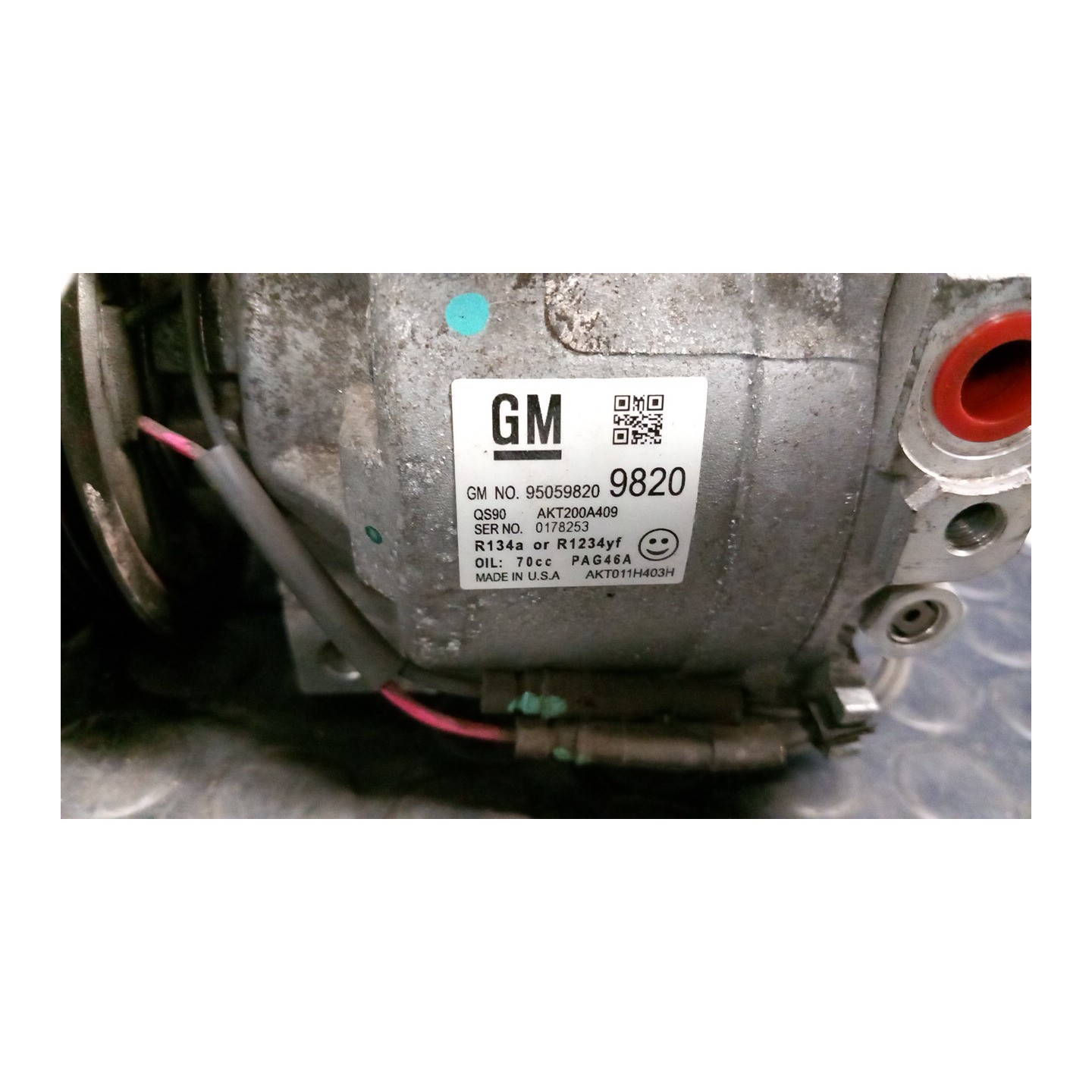 COMPRESSORE A/C 099 CHEVROLET (DAEWOO) TRAX (03/13-) A17DTS 95370312