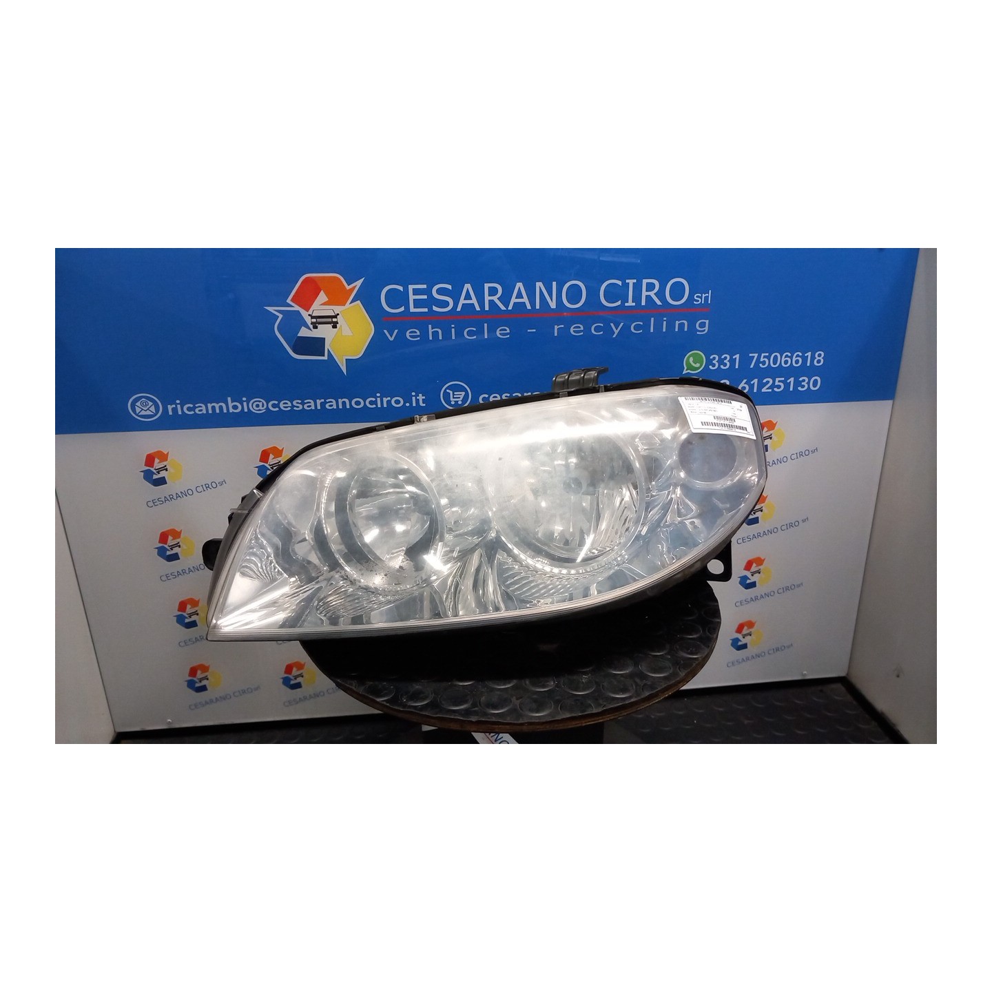 PROIETTORE SX. 124 FIAT PUNTO (2U) (07/03-01/07) 843A1000 46849385