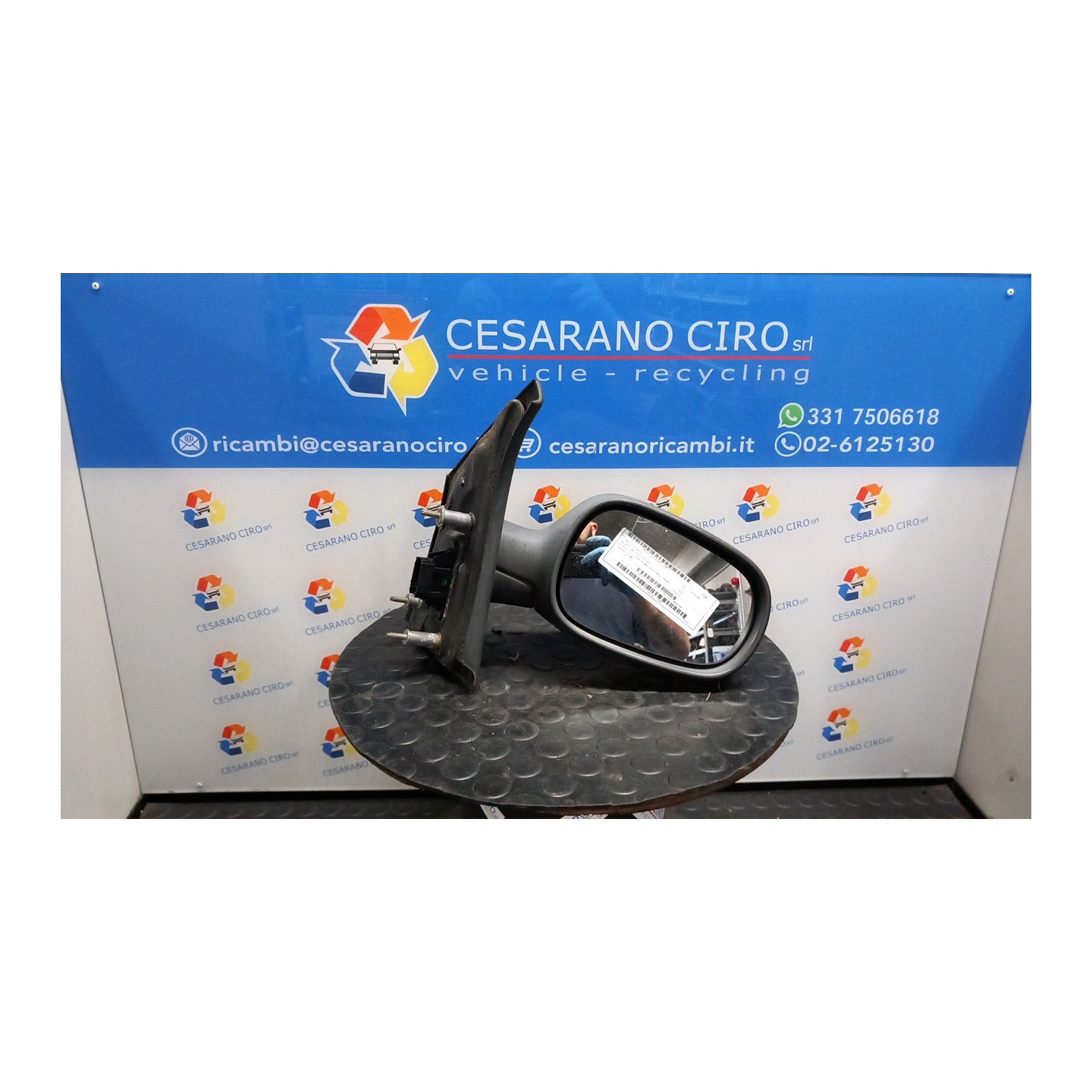 RETROVISORE EST. REGOLAZ. ELETTR. DX. 178 RENAULT MEGANE 1A SERIE (01/96-09/99) K7MA7 7700841656