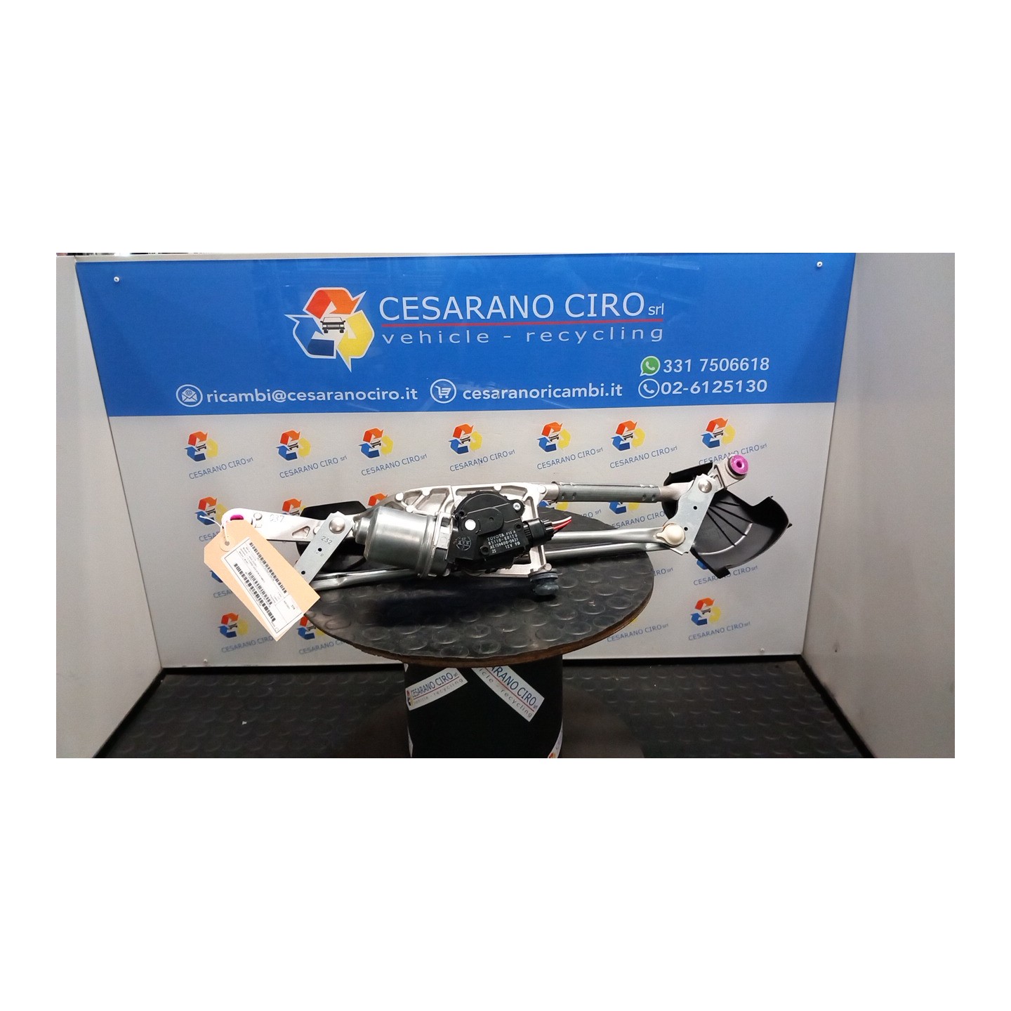 MOTORINO TERGIPARABREZZA 189 TOYOTA YARIS (02/20-) M15A 85110K0120