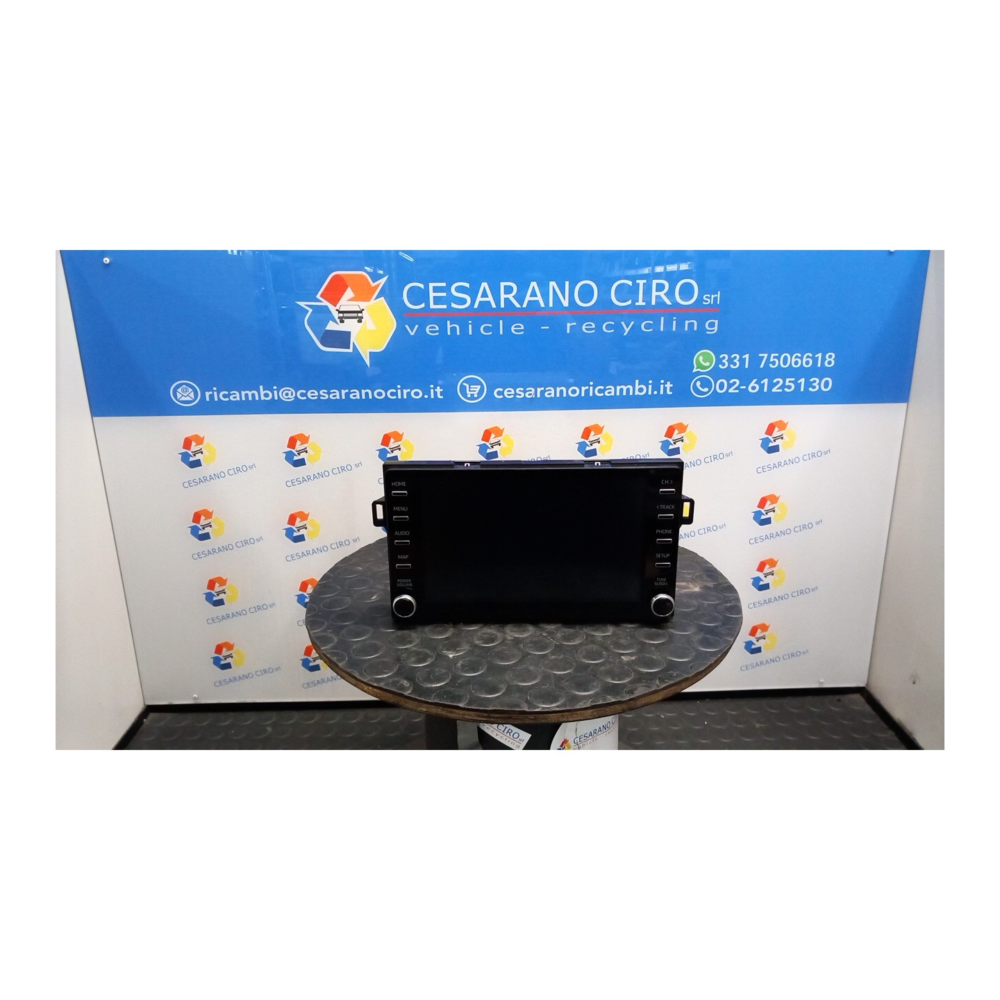 DISPLAY MULTIFUNZIONE P/DISPLAY 7"/DAB/N 191 TOYOTA YARIS (02/20-) M15A 86140K0070