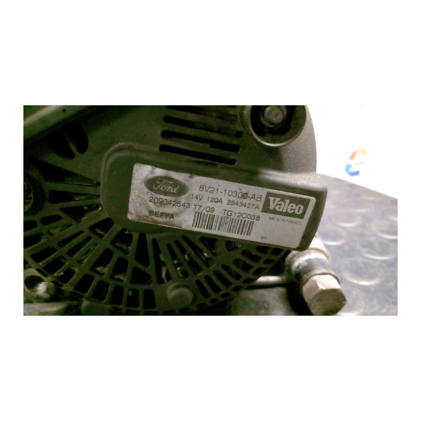 ALTERNATORE 227 FORD FIESTA (CB1) (09/08-10/13) F6JD 1506299