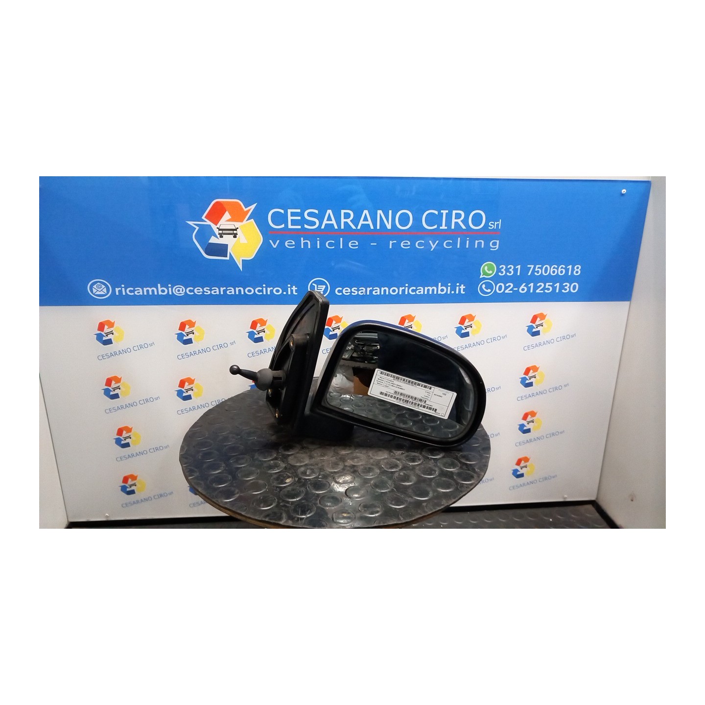 RETROVISORE EST. REGOLAZ. MANUALE DX. 173 HYUNDAI ATOS (09/01-09/03) G4HC 8762002303