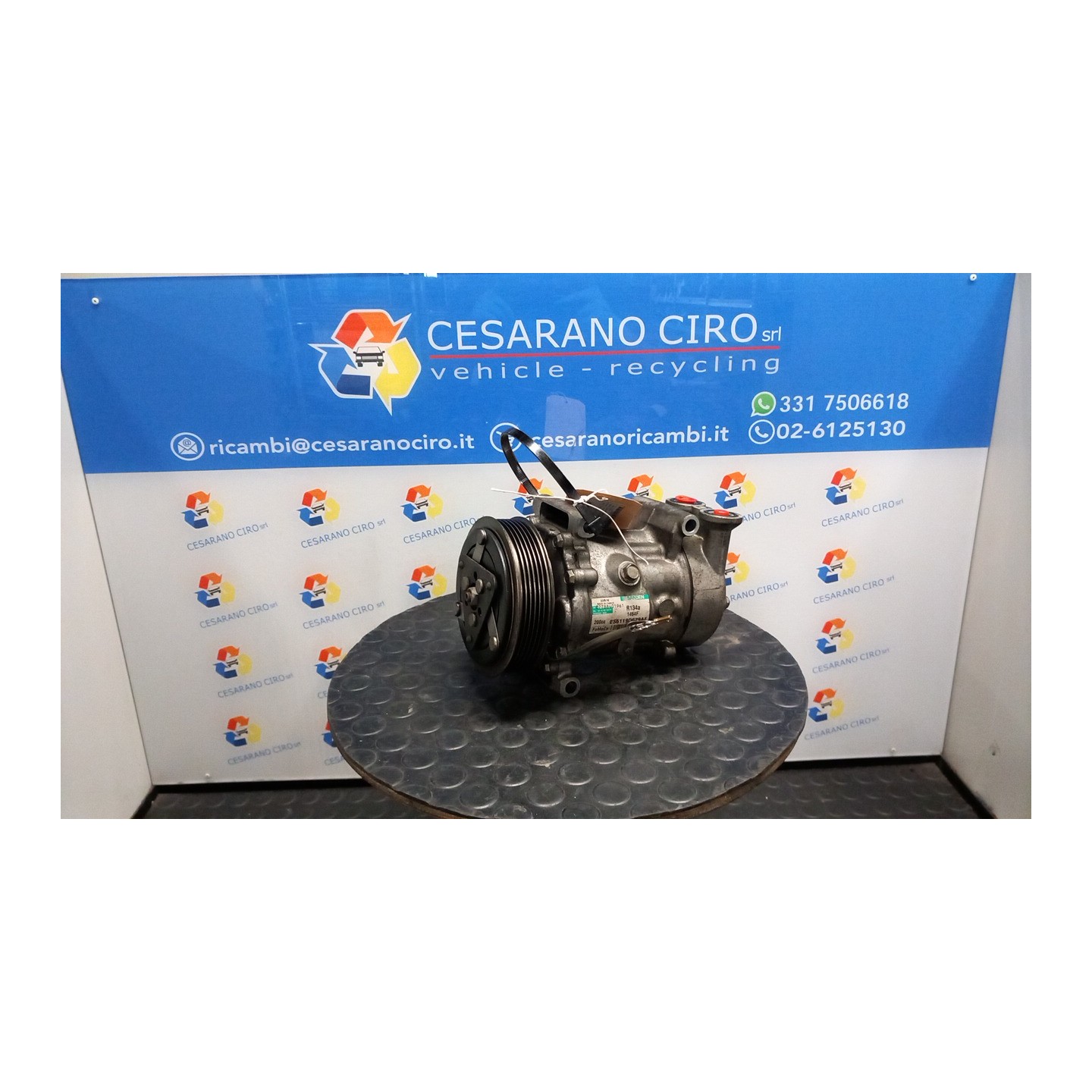 COMPRESSORE A/C 002 FORD FUSION (CBK) (09/02-) F6JB 1500822