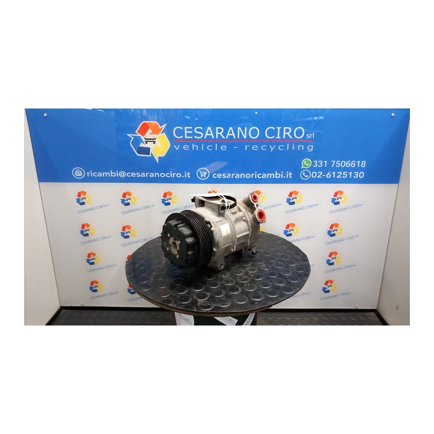 COMPRESSORE A/C 072 OPEL CORSA (S07) (07/06-02/11) Z13DTJ 93190815