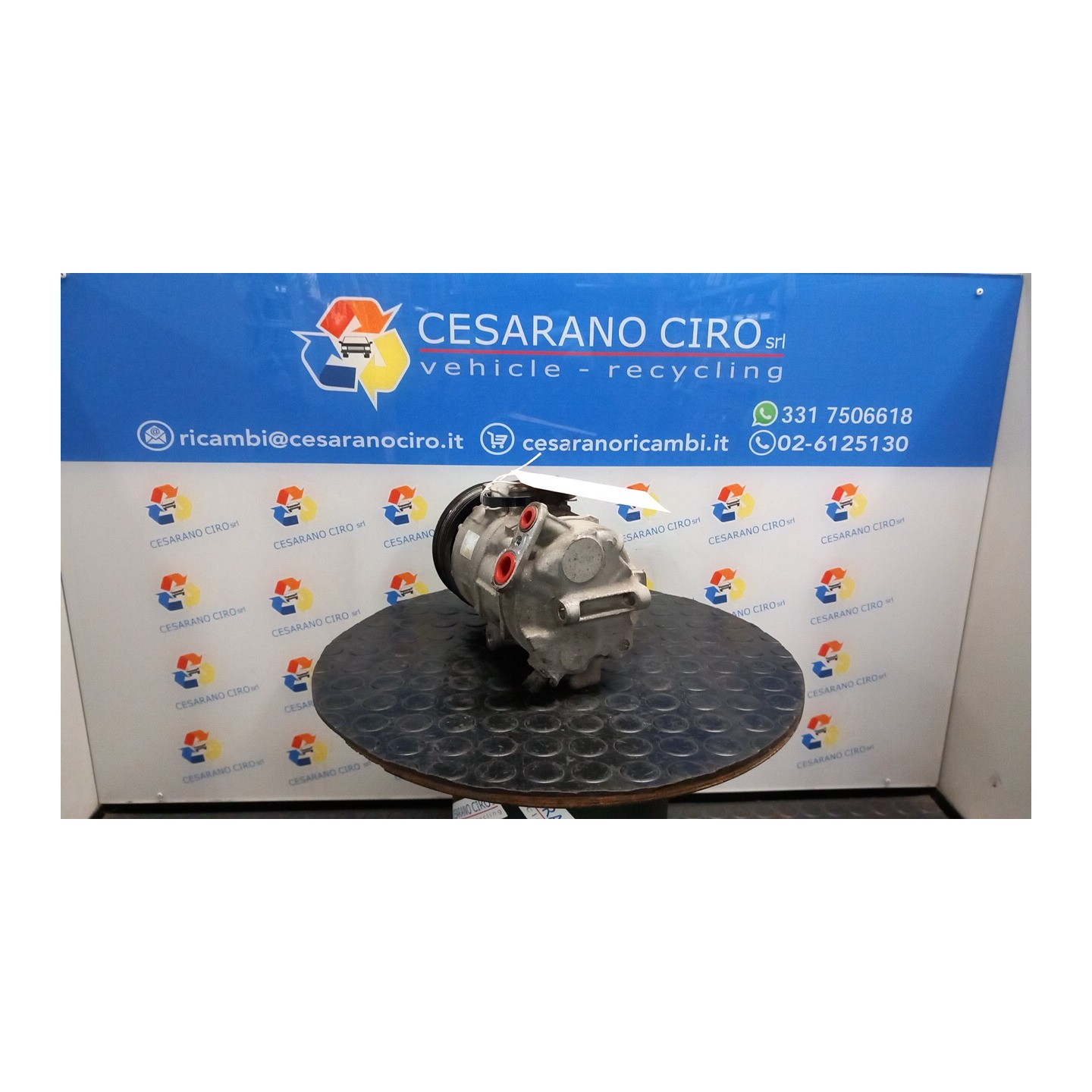 COMPRESSORE A/C 072 OPEL CORSA (S07) (07/06-02/11) Z13DTJ 93190815