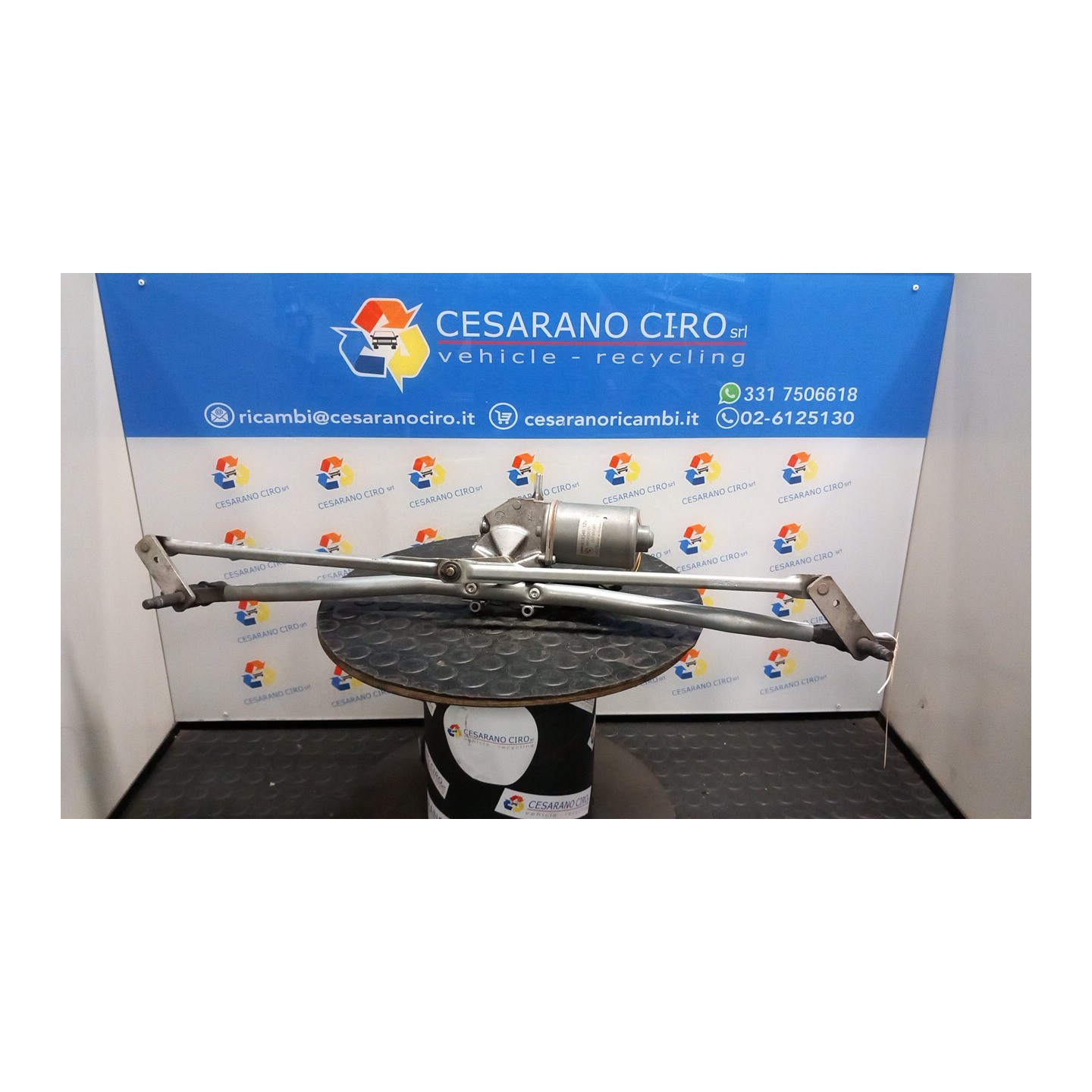 MECCANISMO TERGIPARABREZZA CON MOTORINO 224 MINI MINI COUNTRYMAN (R60) (06/10-0 N47C16A 61619800894