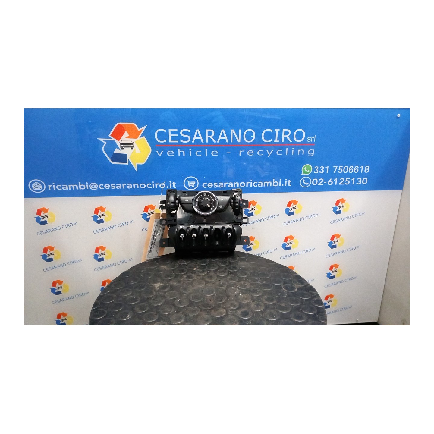 BLOCCO COMANDO CLIMATIZZAZIONE C/CLIMA AUTOM. 229 MINI MINI COUNTRYMAN (R60) (06/10-0 N47C16A 64113456392