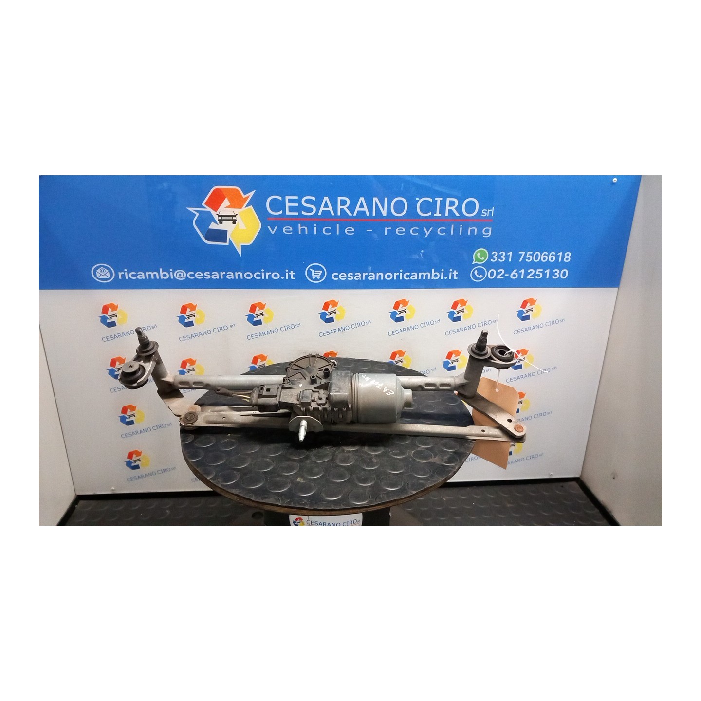 MECCANISMO TERGIPARABREZZA CON MOTORINO 247 VOLKSWAGEN POLO (6R) (05/09-10/14) CGG 6R1955023C