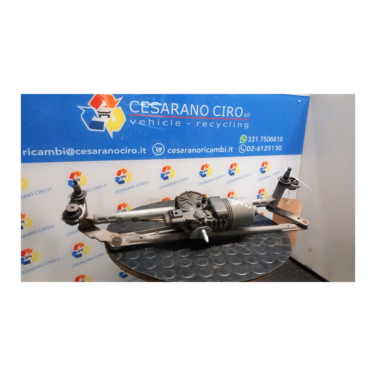 MECCANISMO TERGIPARABREZZA CON MOTORINO 247 VOLKSWAGEN POLO (6R) (05/09-10/14) CGG 6R1955023C