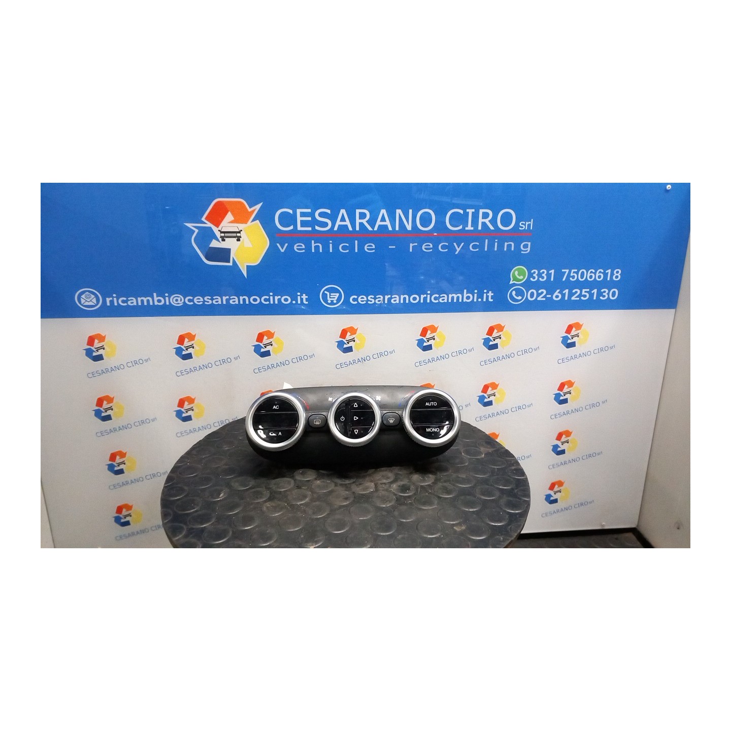 BLOCCO COMANDO CLIMATIZZAZIONE CLIMA1 019 ALFA ROMEO GIULIETTA (X7) (03/10-10/13) 940A4000 156100041