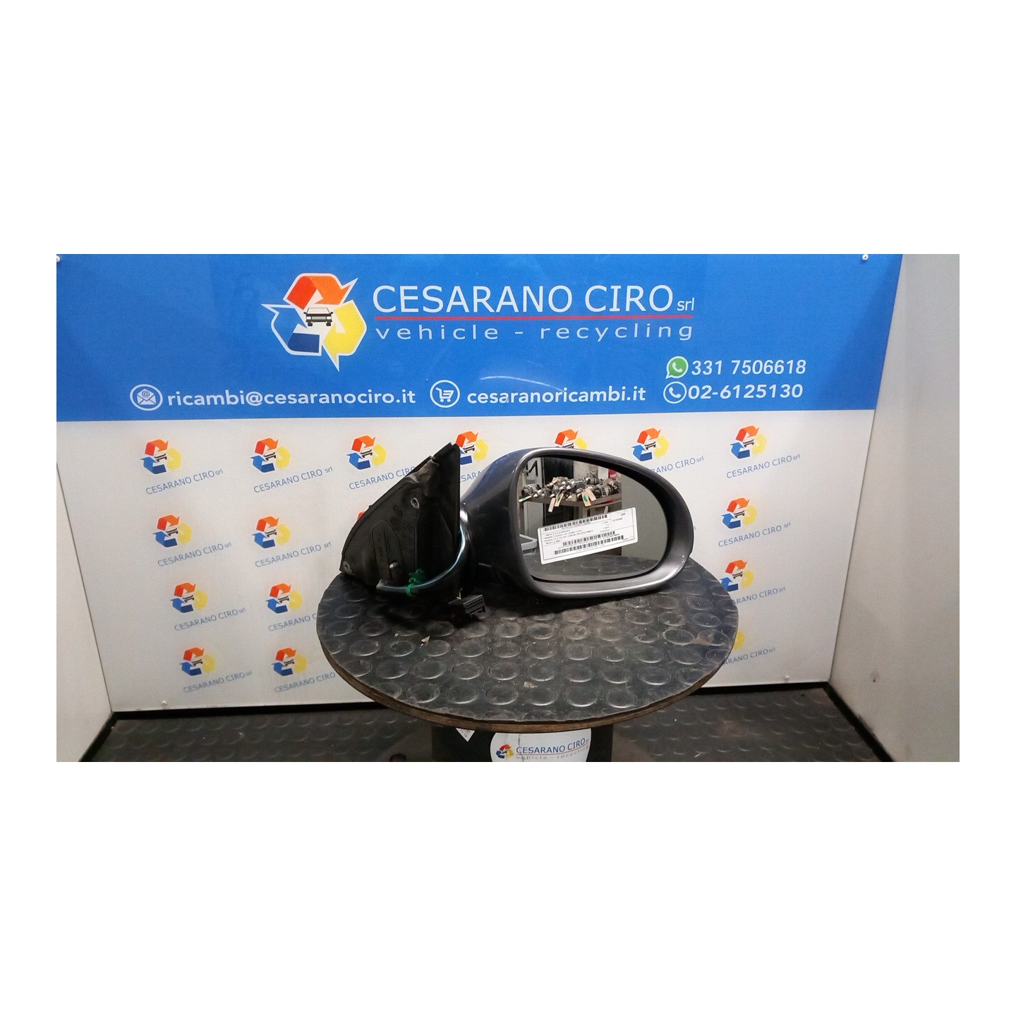 RETROVISORE EST. REGOLAZ. ELETTR. DX. 058 VOLKSWAGEN PASSAT (3C) (02/05-12/10) BMP 3C1857508DM9B9